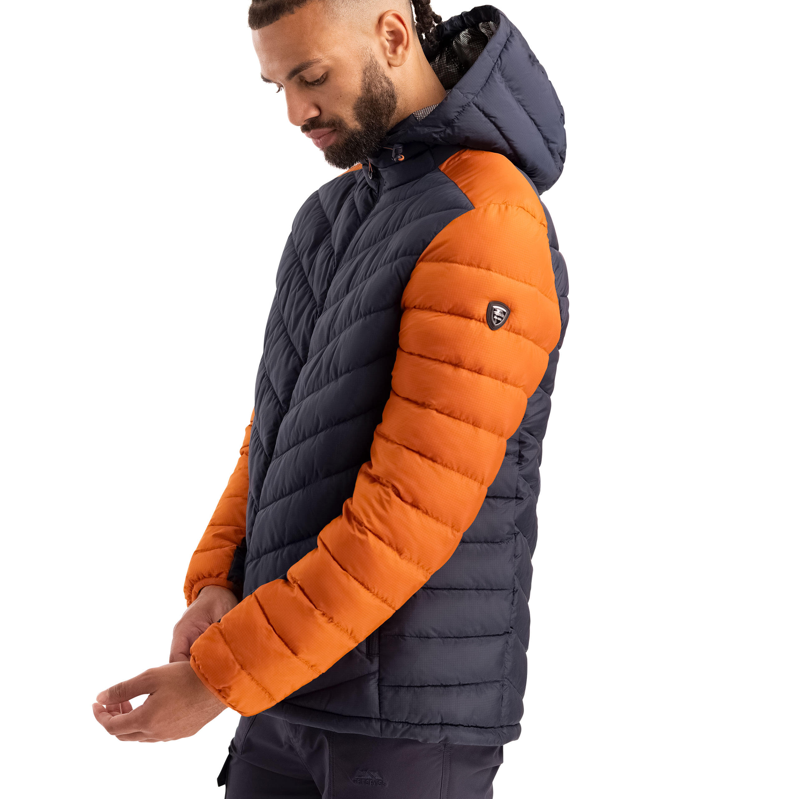 Mens Padded Grown On Hood With Casual Jacket - Eriska 5/5