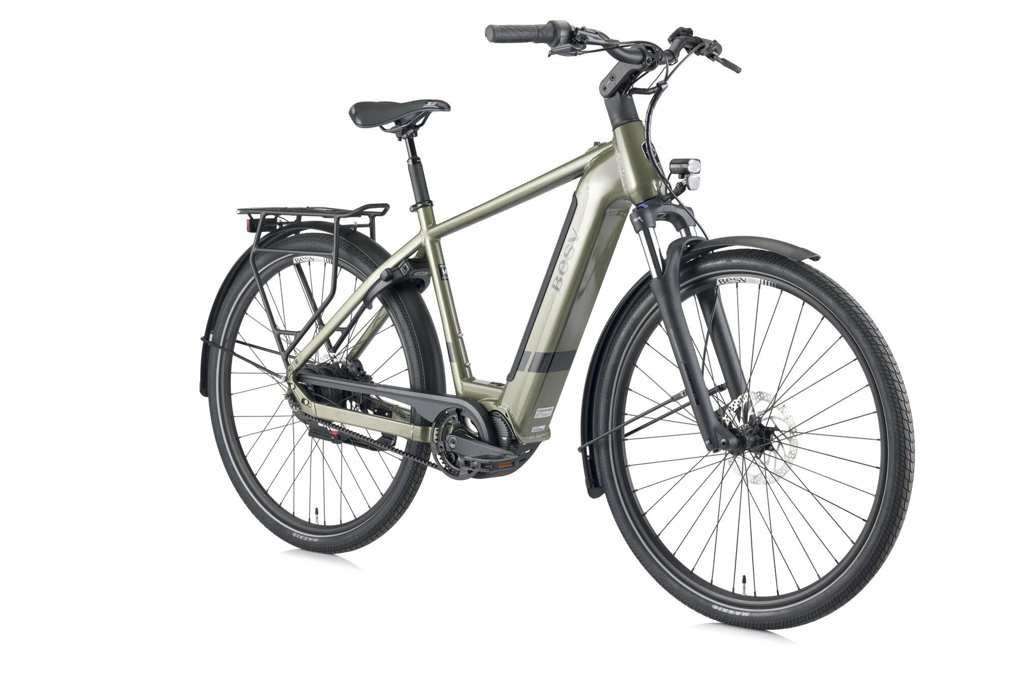 CT 1.3 E-City Bike in metallic khaki 2/5