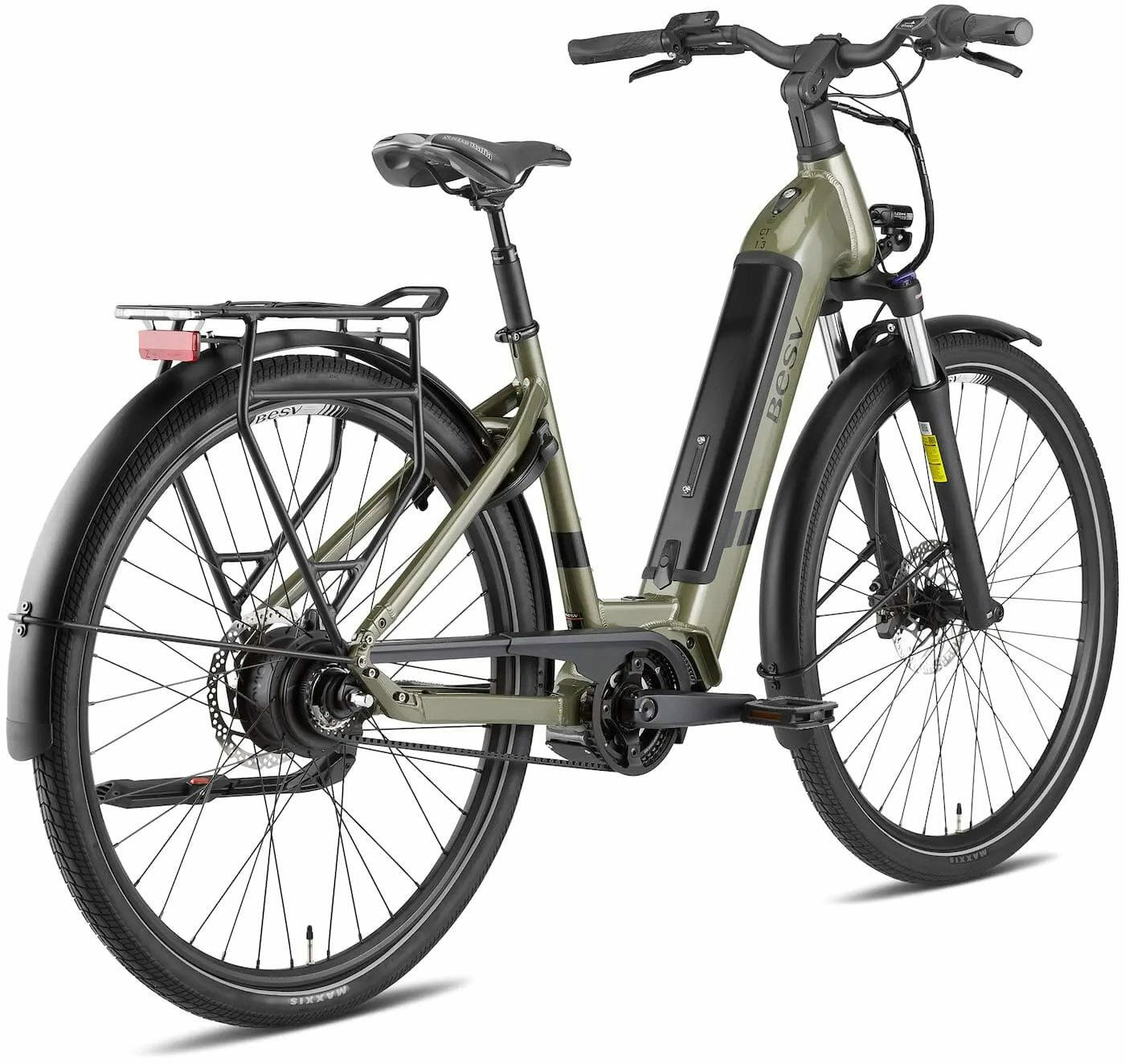 CT 1.3 LS E-City Bike in metallic khaki 2/2