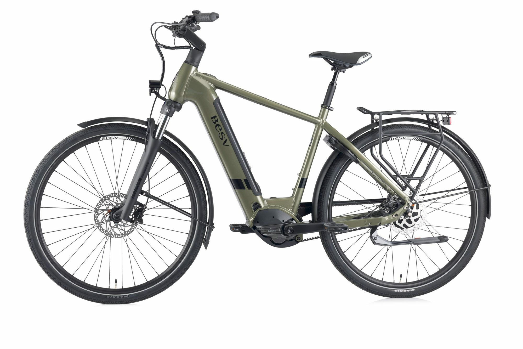 CT 1.3 E-City Bike in metallic khaki 4/5