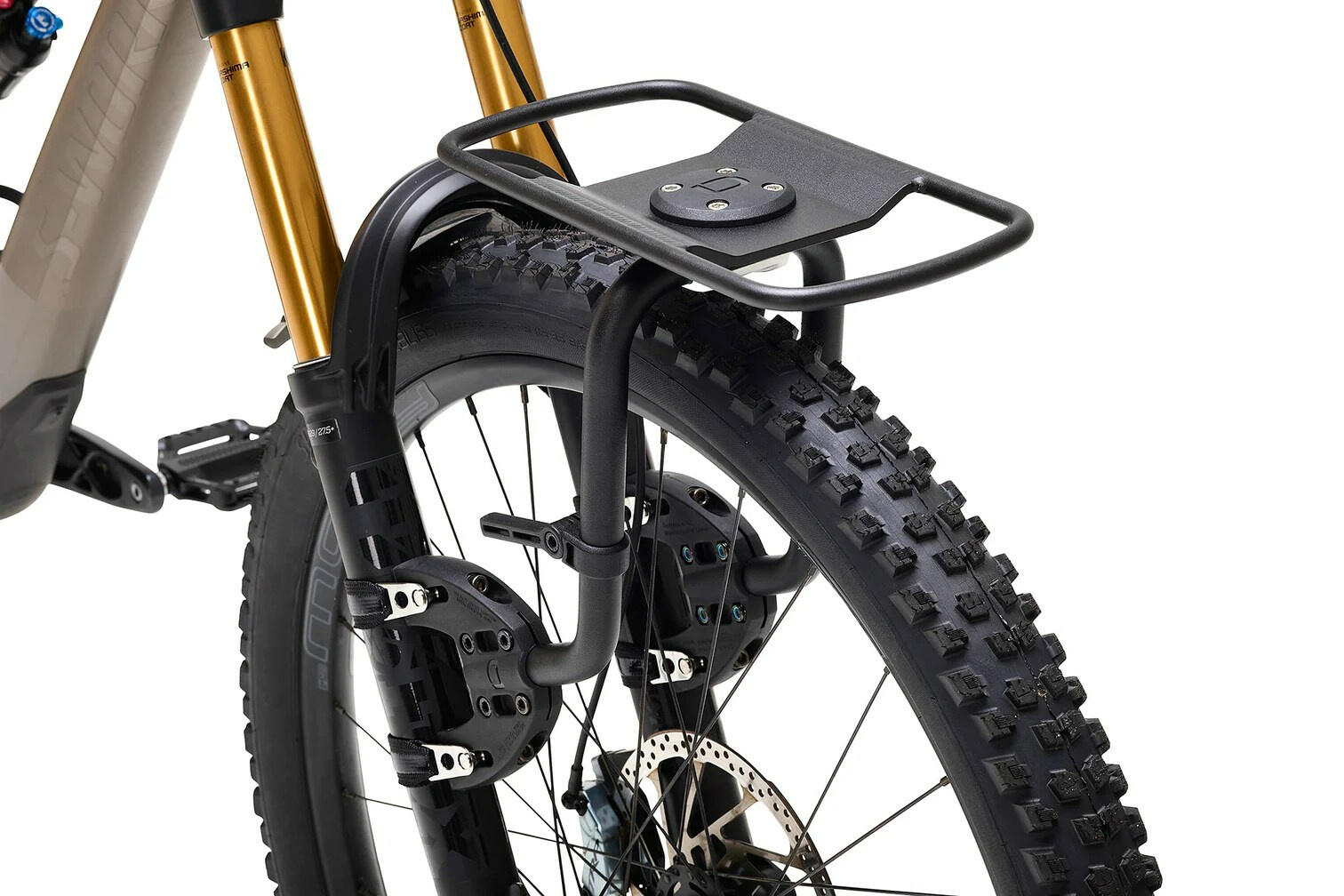 Aeroe Porte-bagages Avant Araignée - Idéal pour Vélos de Montagne 5/7