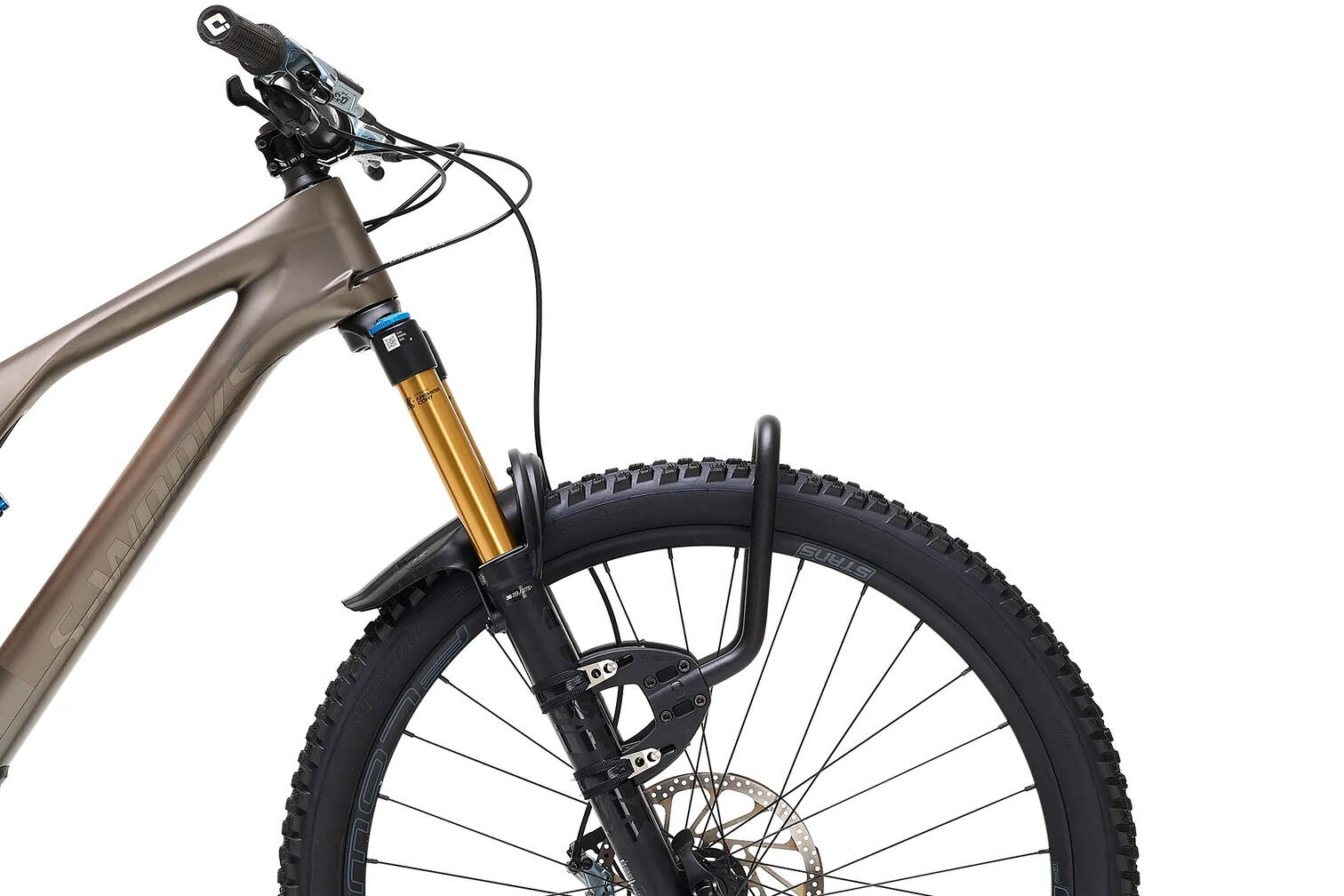 Aeroe Porte-bagages Avant Araignée - Idéal pour Vélos de Montagne 6/7