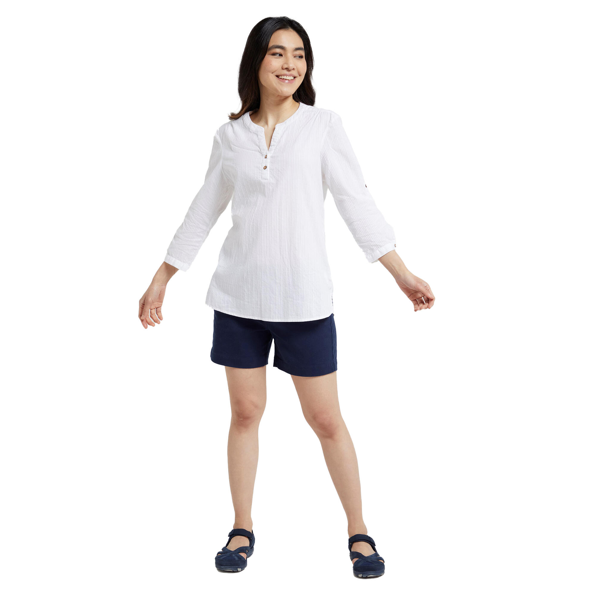Chemisier PETRA Femme (Blanc) 3/3