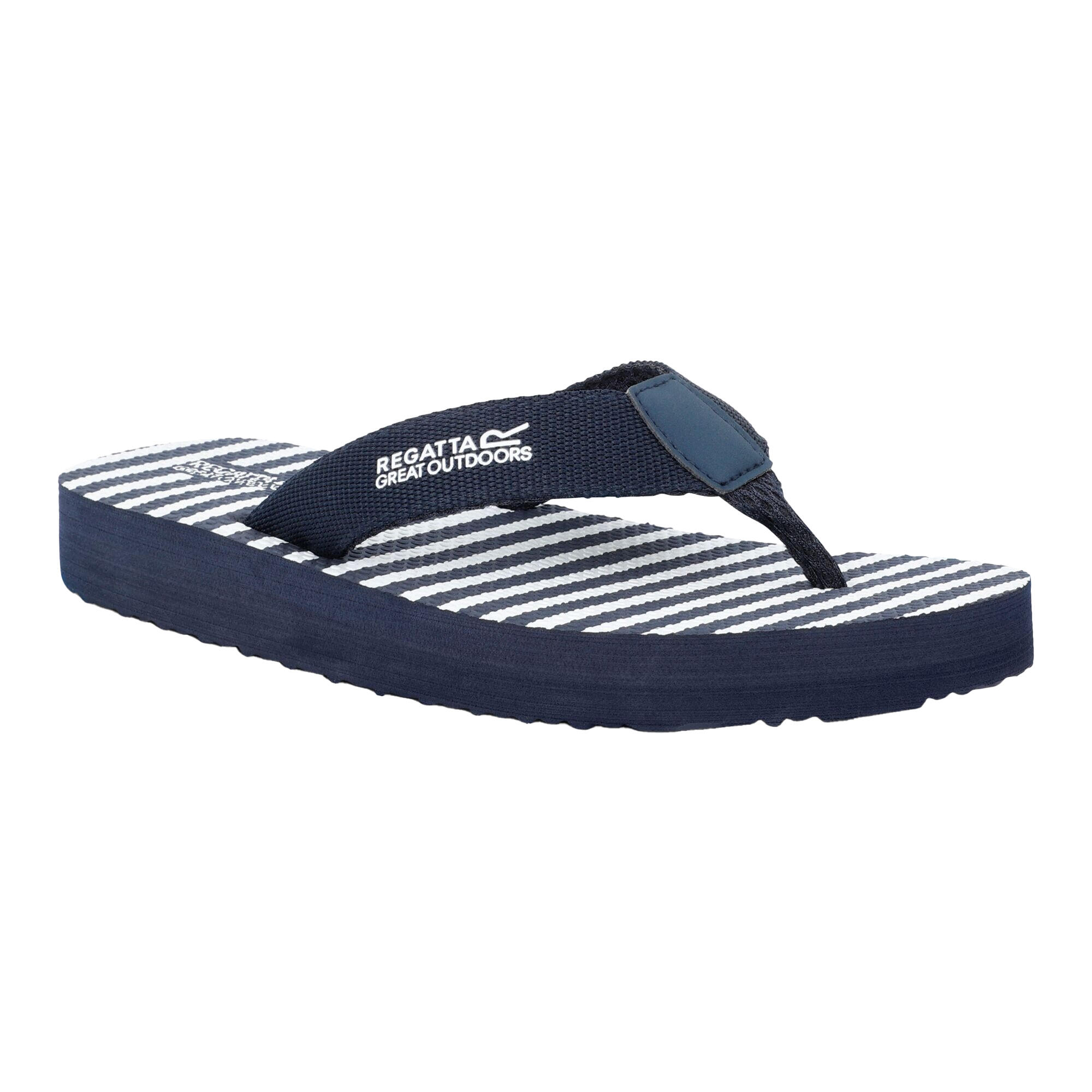 Regatta Womens/Ladies Catarina Striped Flip Flops