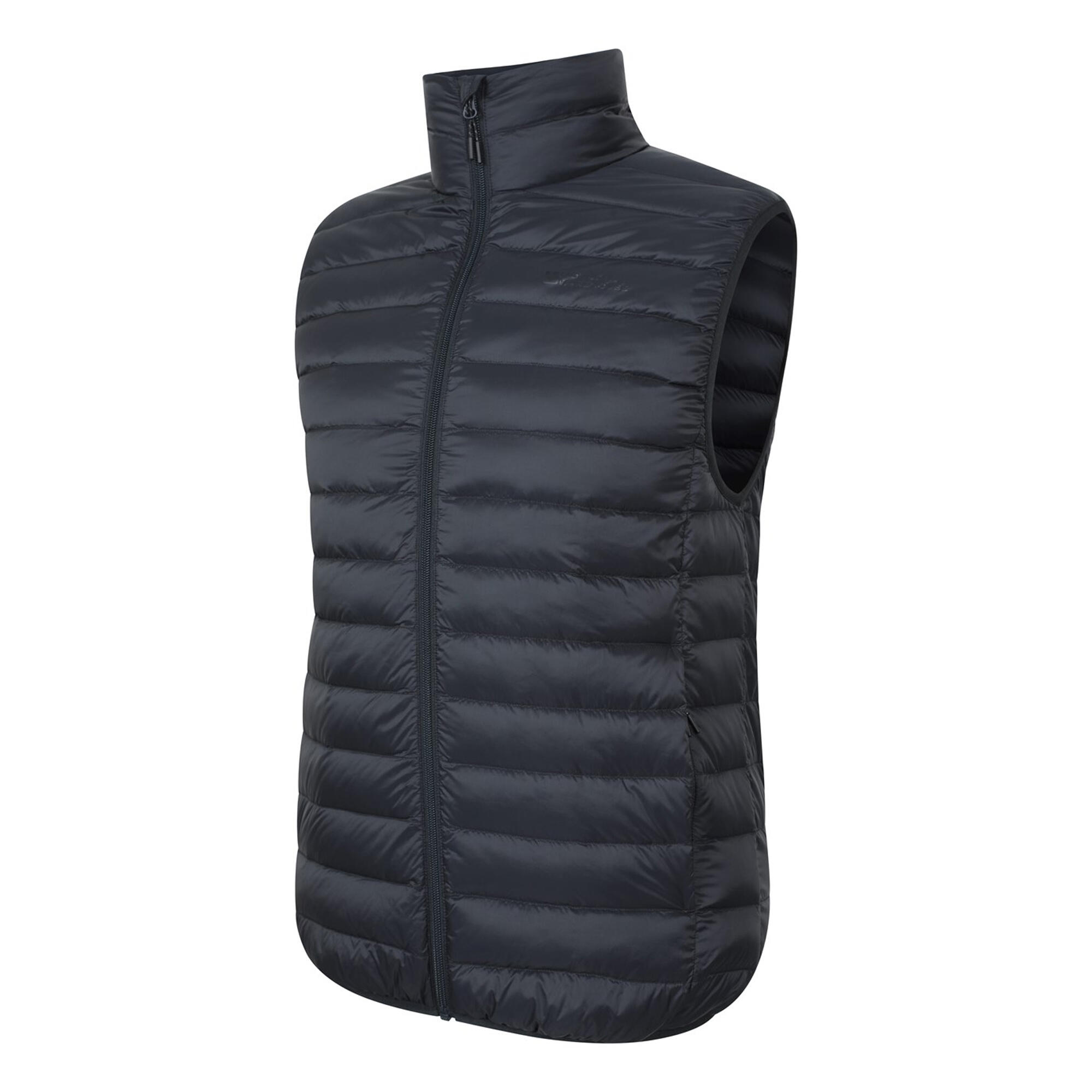 Gilet Uomo Mountain Warehouse Featherweight II Nero Corvino 3/4