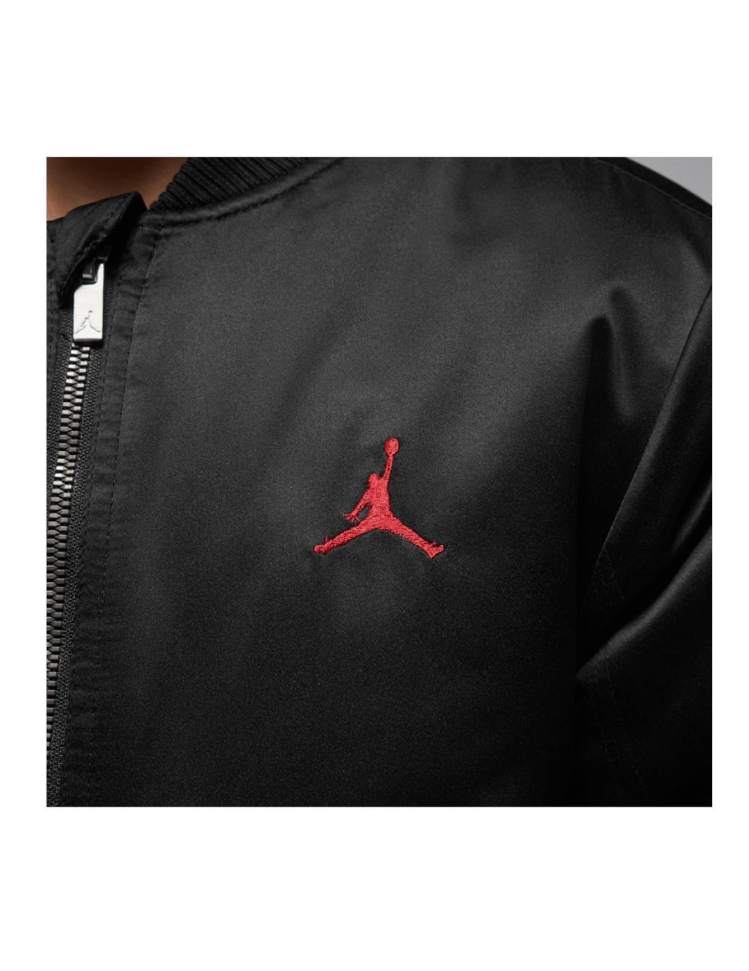 Chaqueta para Niño Jordan kids  big logo hooded bomber  Negro 3/3