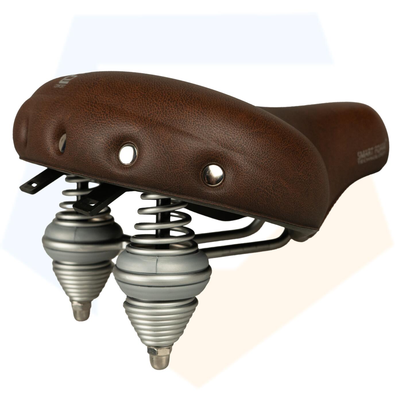 Selle Comfort Drifter Retro XL Fietszadel - Bruin - Met Smart Foam Techniek 3/7