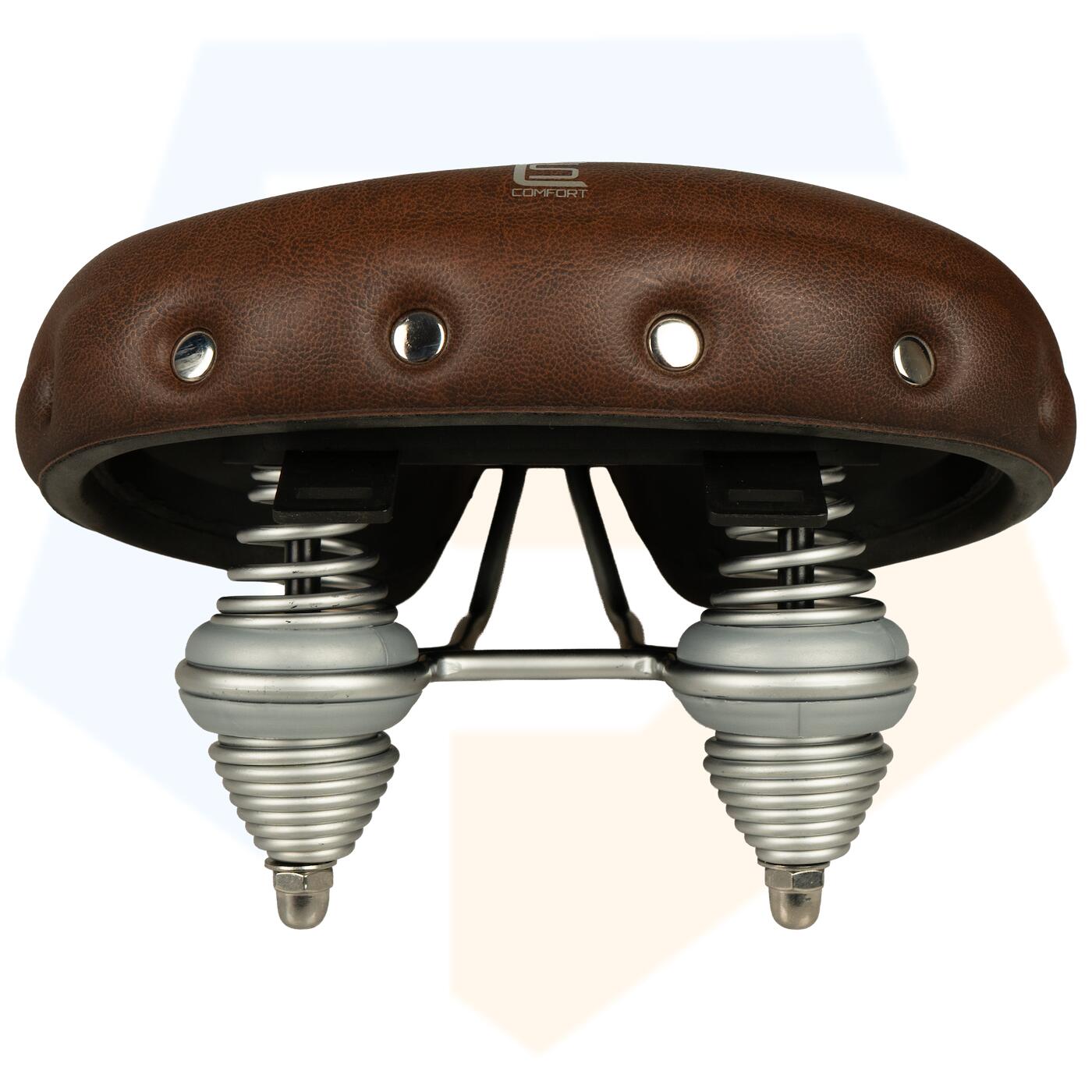 Selle Comfort Drifter Retro XL Fietszadel - Bruin - Met Smart Foam Techniek 7/7