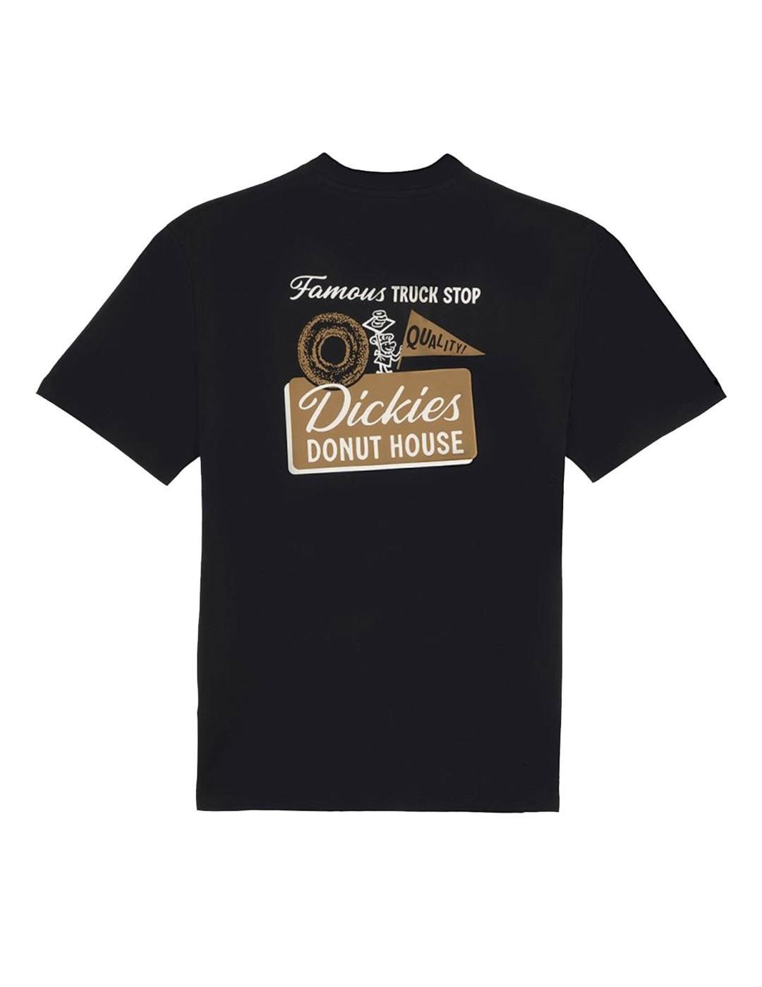 Camiseta para Homem Dickies Donut Preto. 2/4
