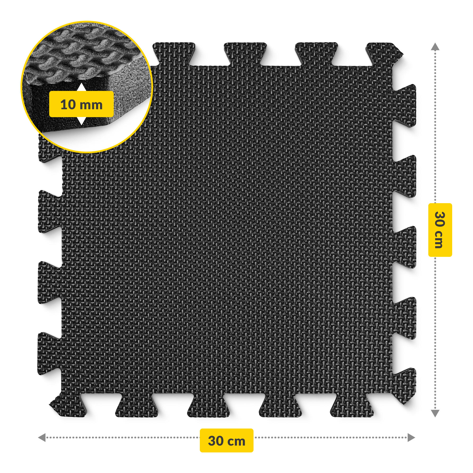 Podložka Puzzle 24 ks 30 × 30 × 1 cm 4FIZJO 3/7