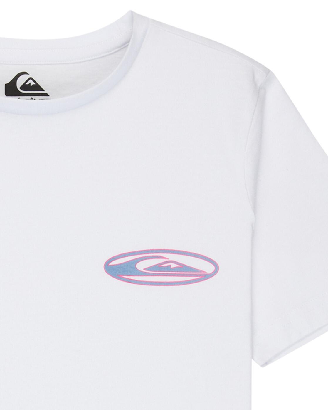 Camiseta de manga corta QUIK GLOBE Blanco Niño 3/3