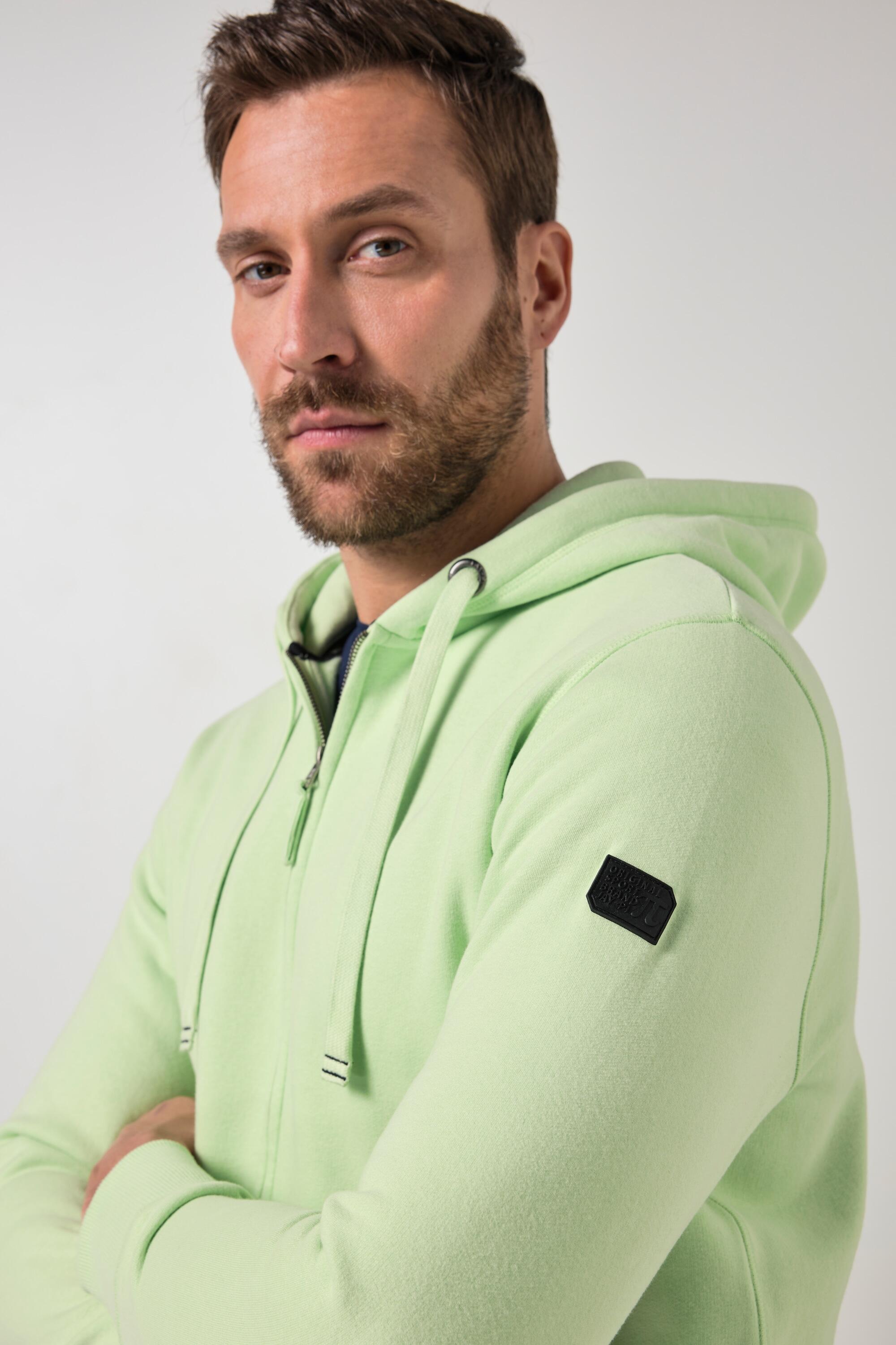 Męska Rozpinana bluza z kapturem dzianina dresowa do 8XL 5/7