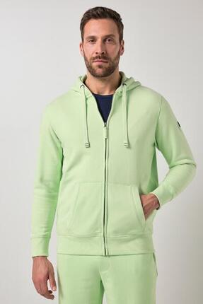 Herren Hoodie-Jacke Sweat