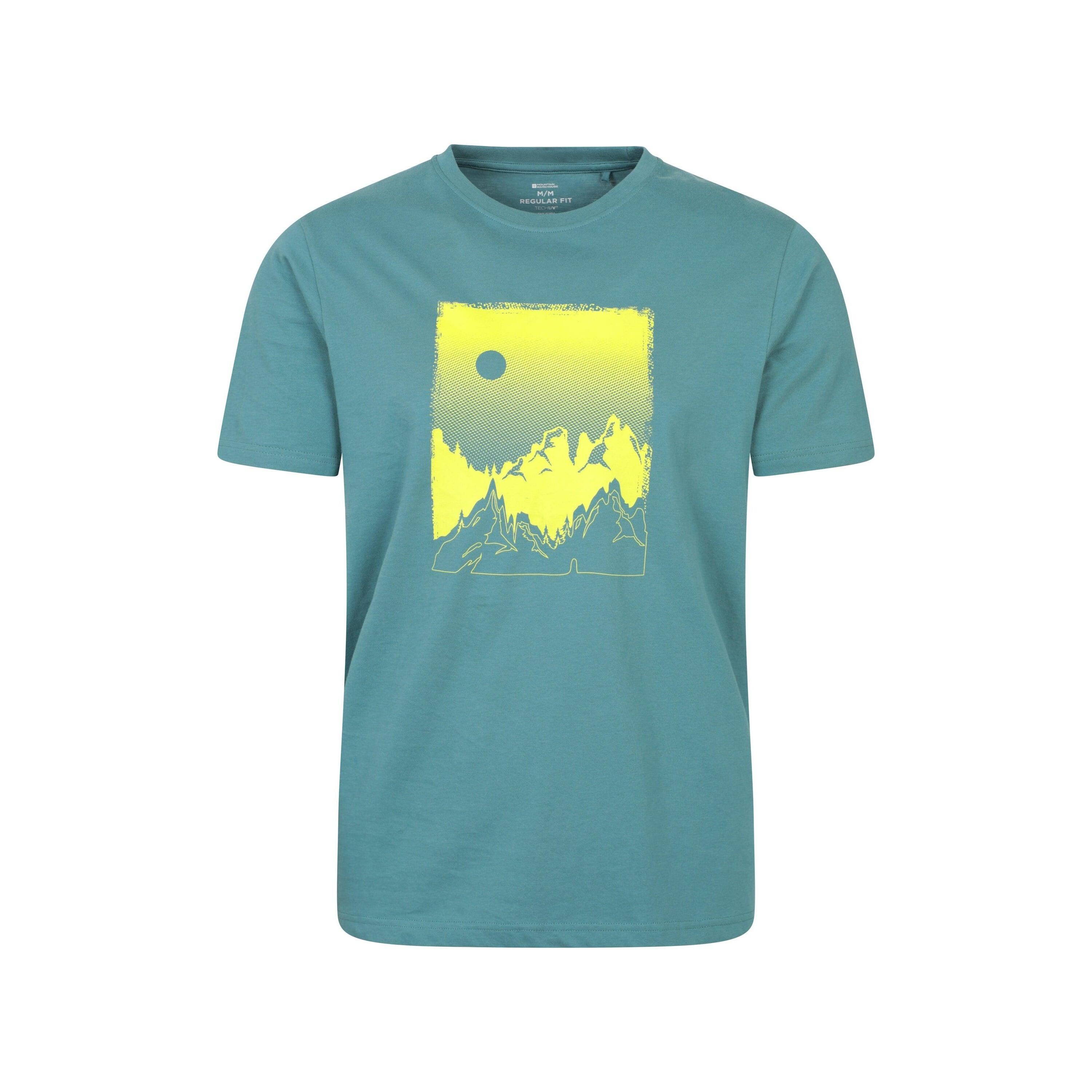 Mountain Warehouse Mens Sunrise Organic T-Shirt