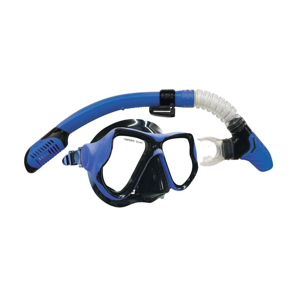 Land & Sea Sports Ningaloo Silicone Snorkelling Mask Set W/ Goggles