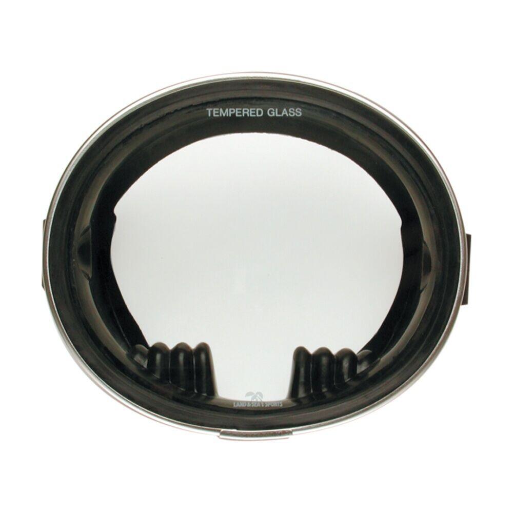 Land & Sea Sports Bali Style Round/Circle Snorkelling Face Mask Black
