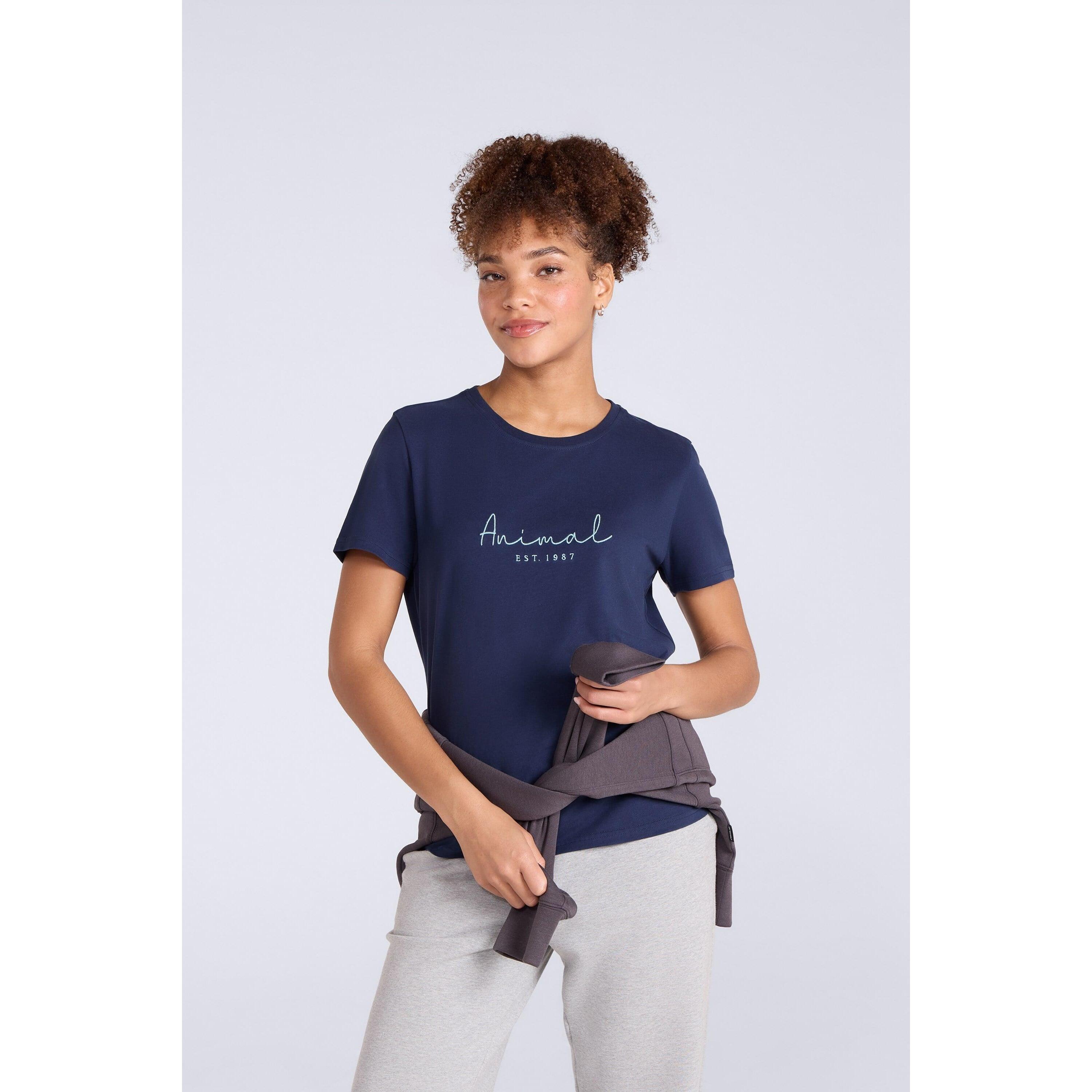 Animal Womens/Ladies Marina Logo Organic T-Shirt