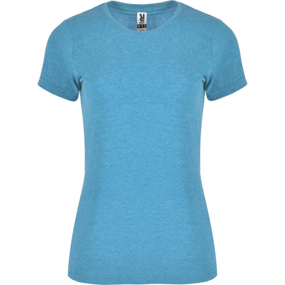 Roly Womens/Ladies Fox Heather Short-Sleeved T-Shirt