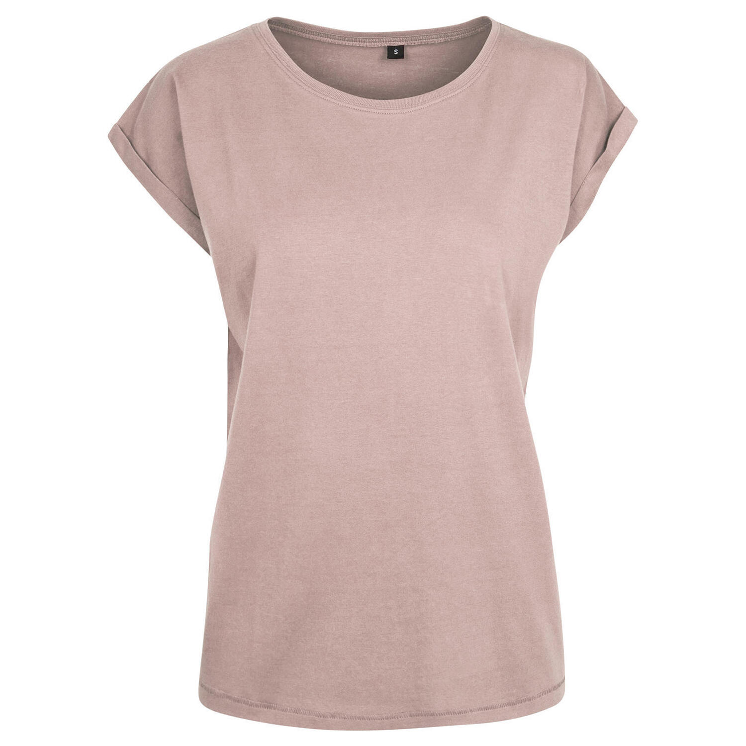 Build Your Brand Womens/Ladies Extended Shoulder T-Shirt