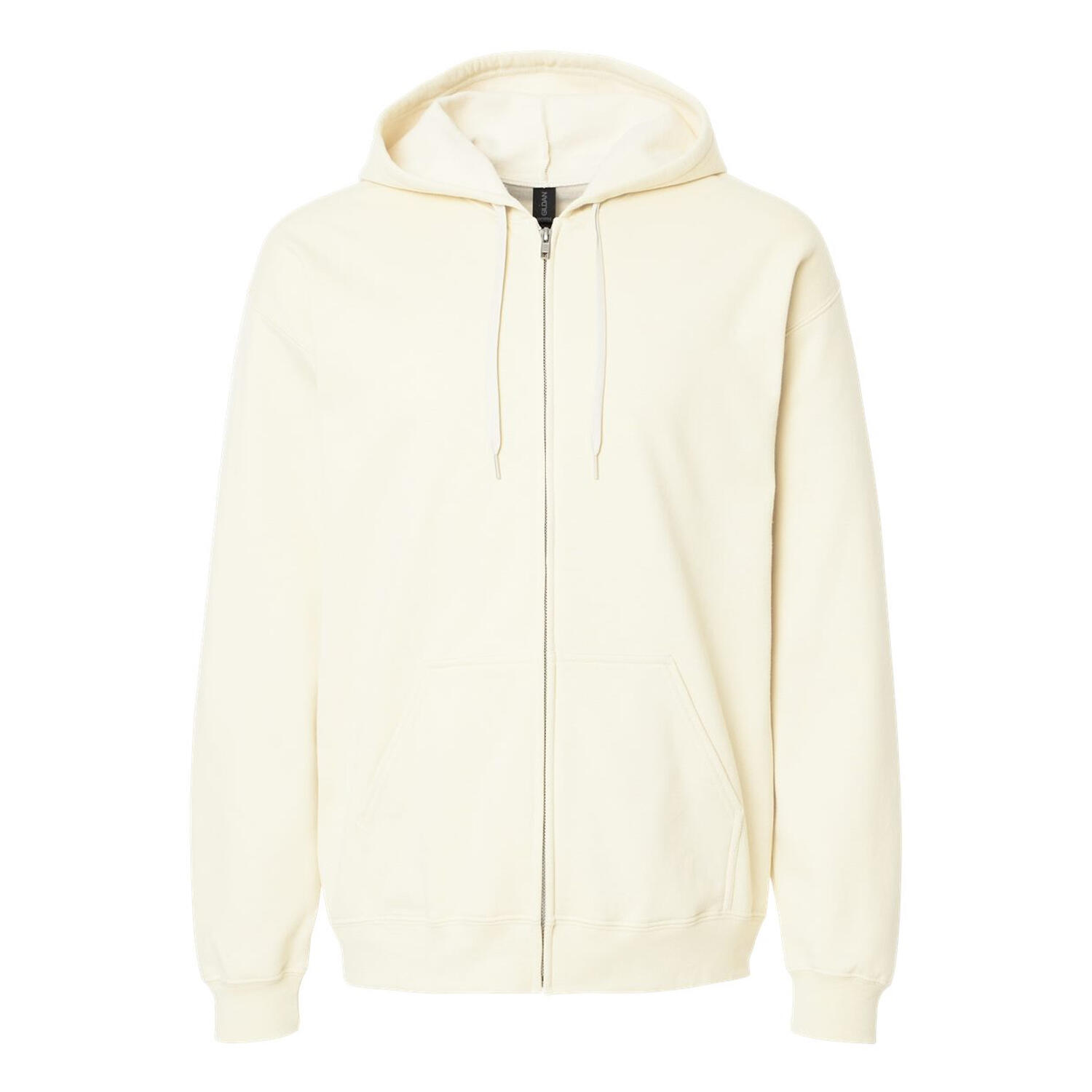Gildan Mens Softstyle Fleece Midweight Full Zip Hoodie
