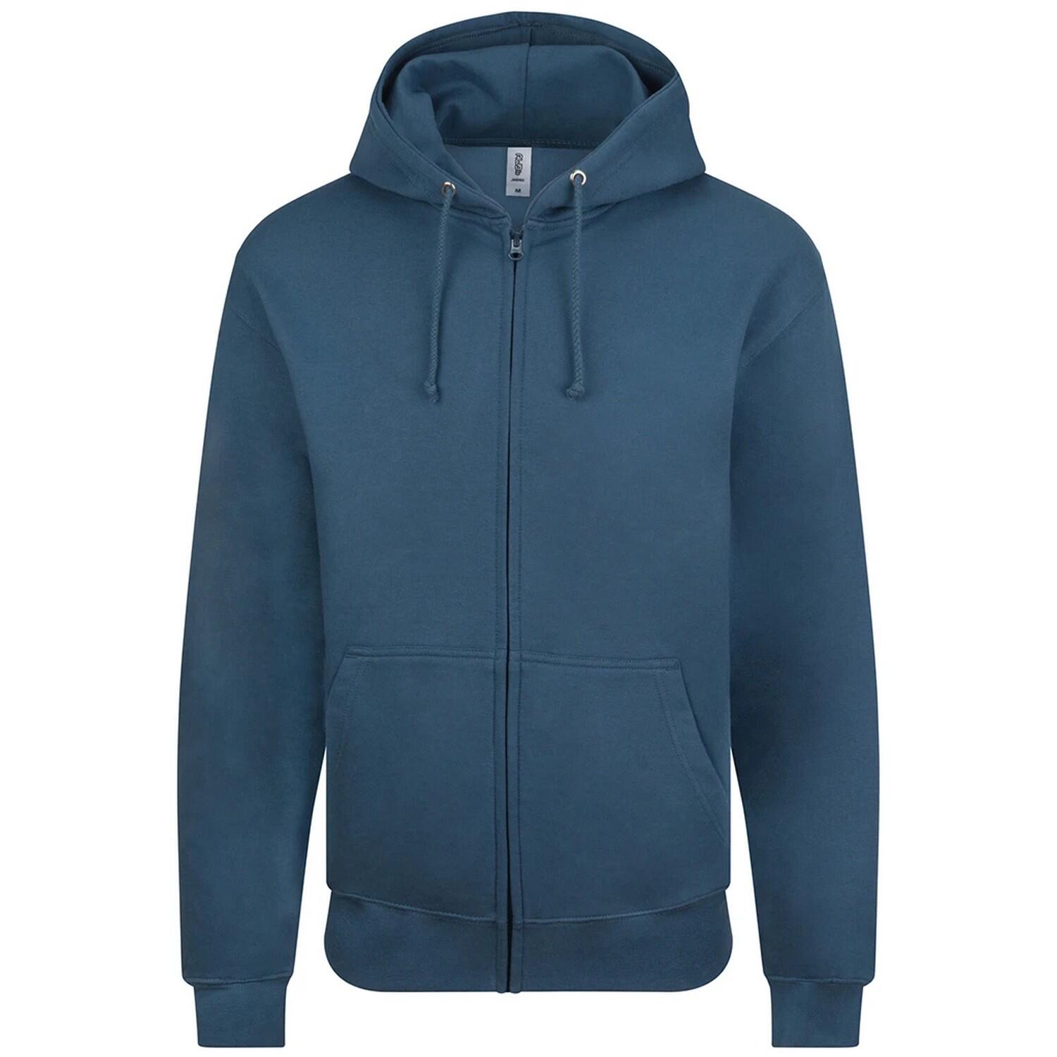 Awdis Plain Mens Hooded Full Zip Hoodie / Zoodie