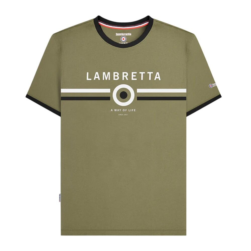 Lambretta Mens Target Ringer T-Shirt