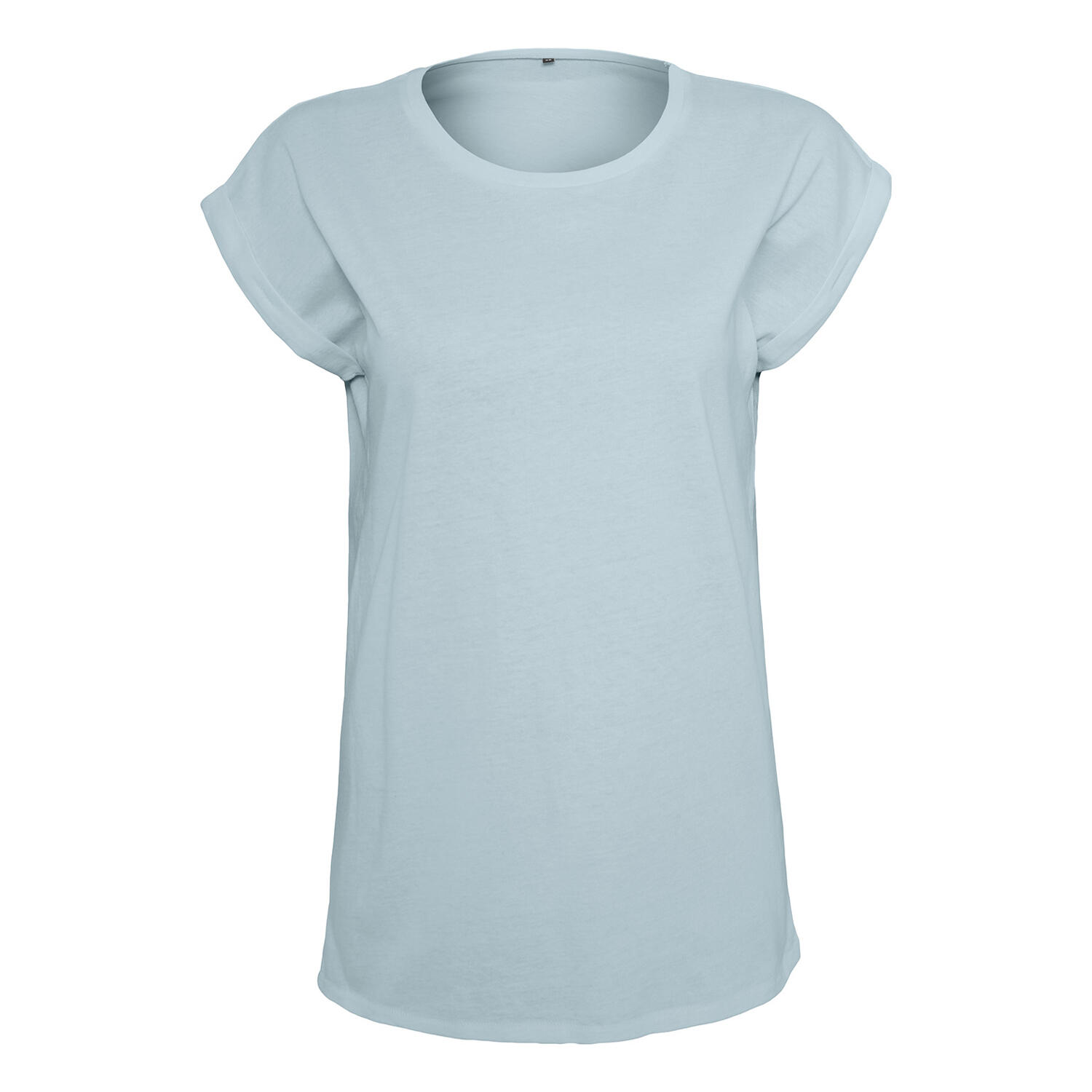 Build Your Brand Womens/Ladies Extended Shoulder T-Shirt