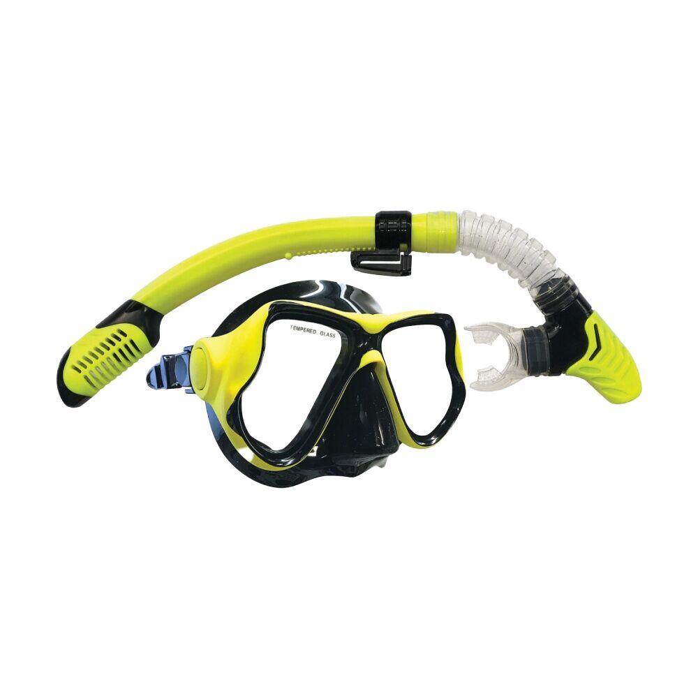 Land & Sea Sports Ningaloo Silicone Snorkelling Mask Set W/ Goggles