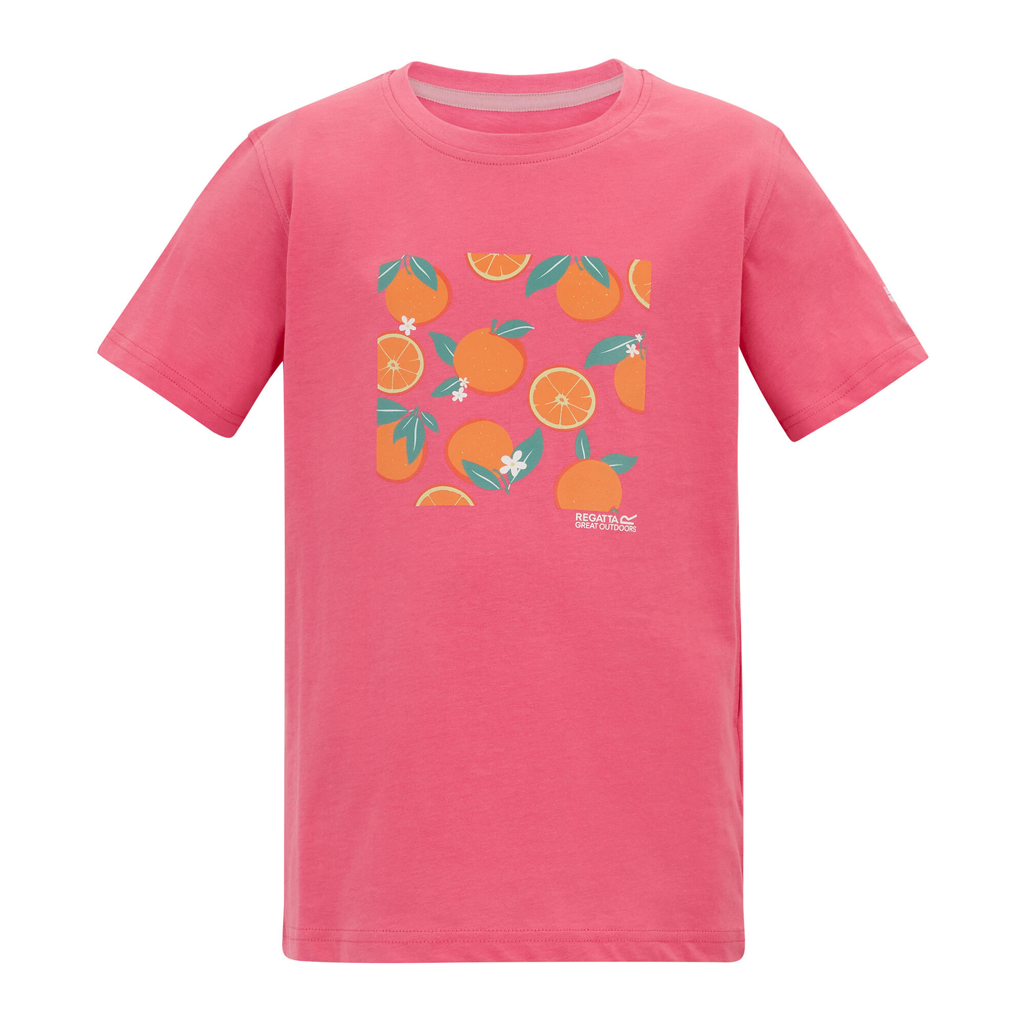 Regatta Childrens/Kids Bosley Orange T-Shirt