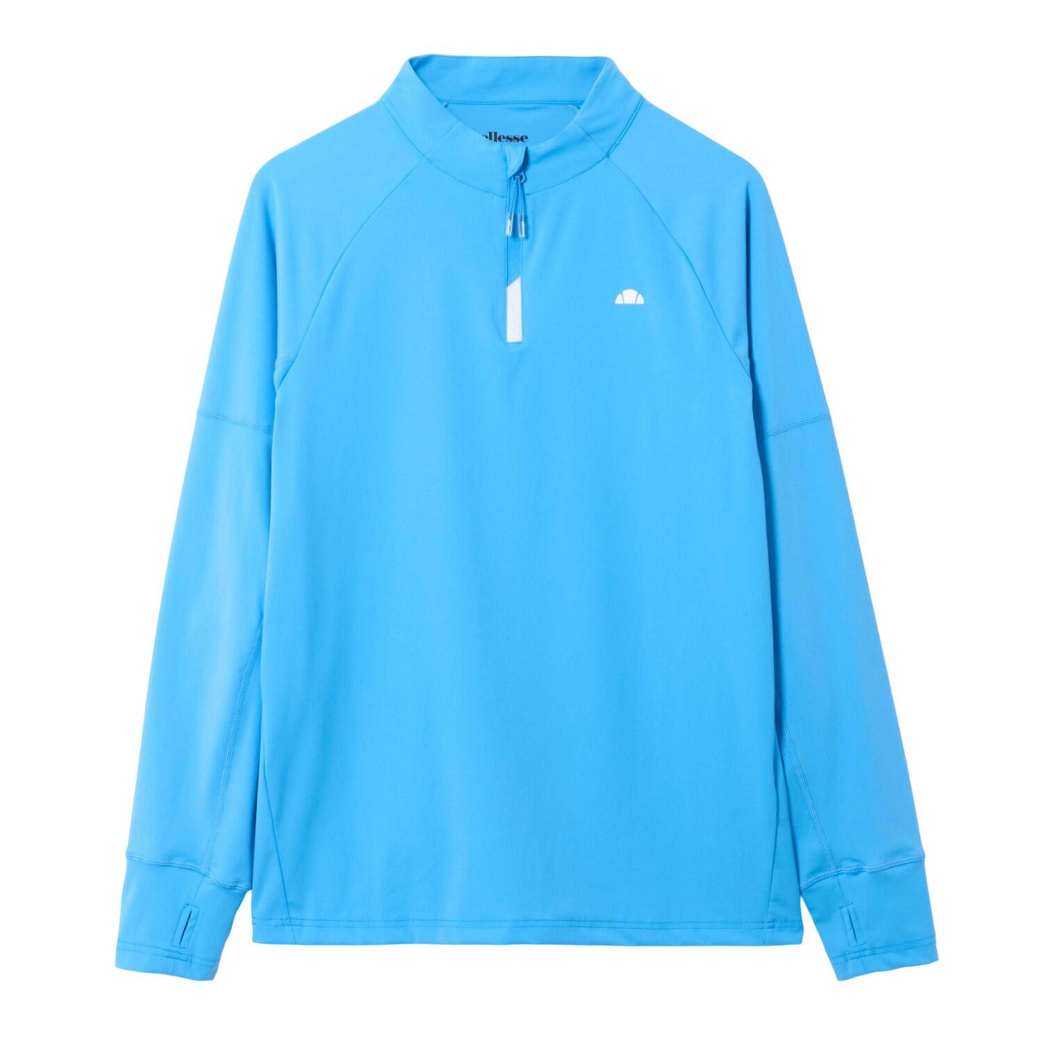 Ellesse Mens Musica Quarter Zip Long-Sleeved T-Shirt