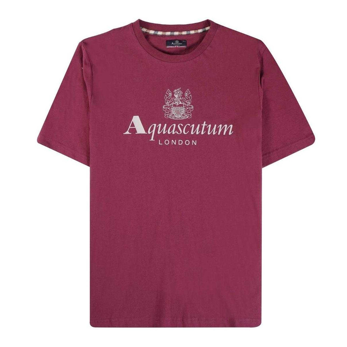 Aquascutum Mens Active Big Logo T-Shirt