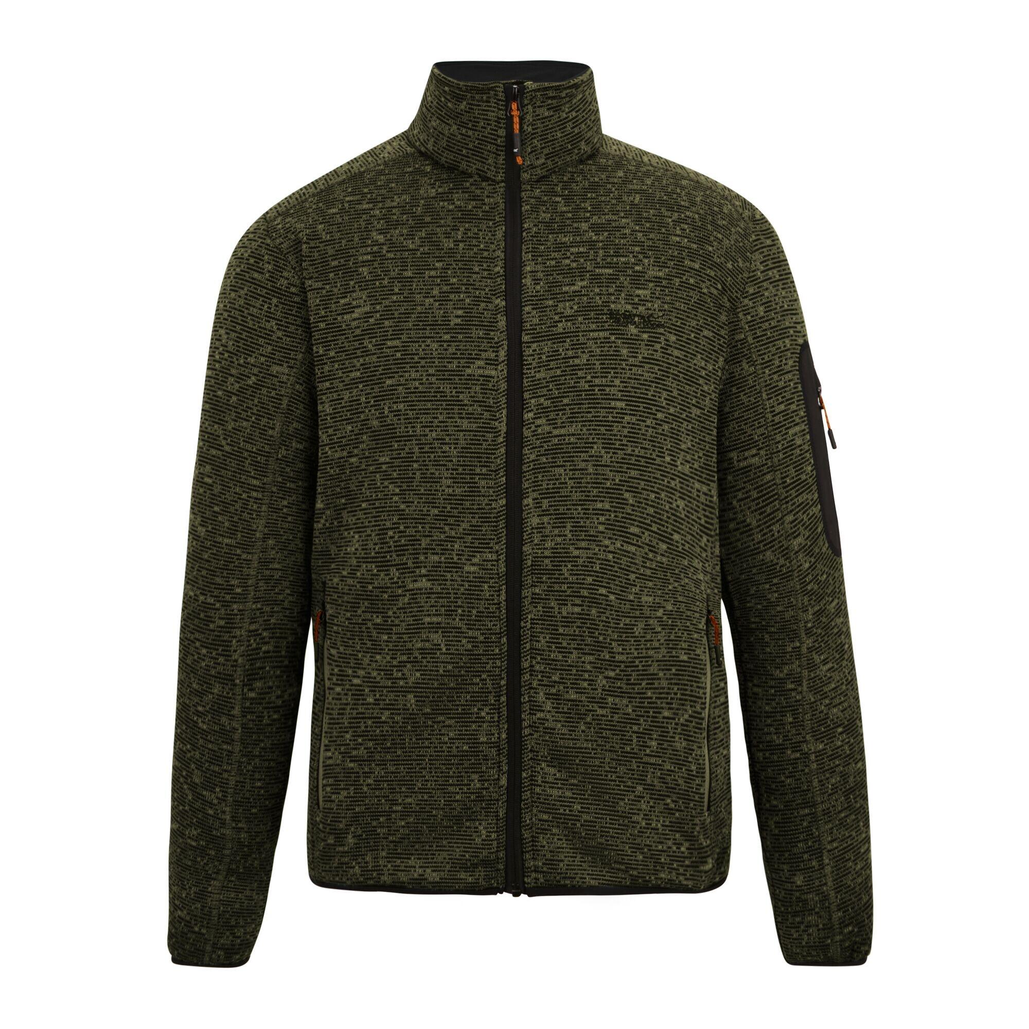 Regatta Mens Newhill Marl Full Zip Fleece Jacket