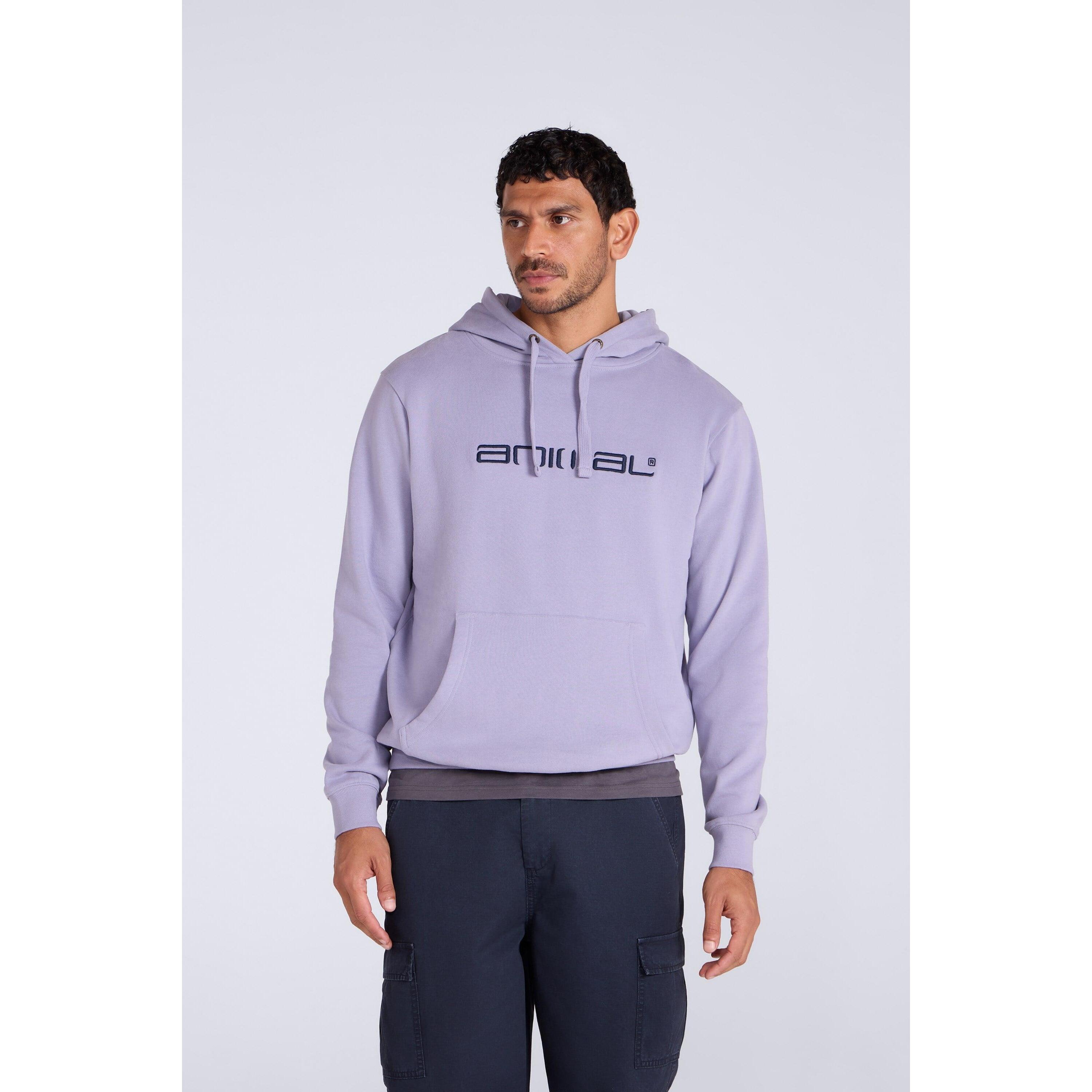 Animal Mens Driver Logo Organic Hoodie