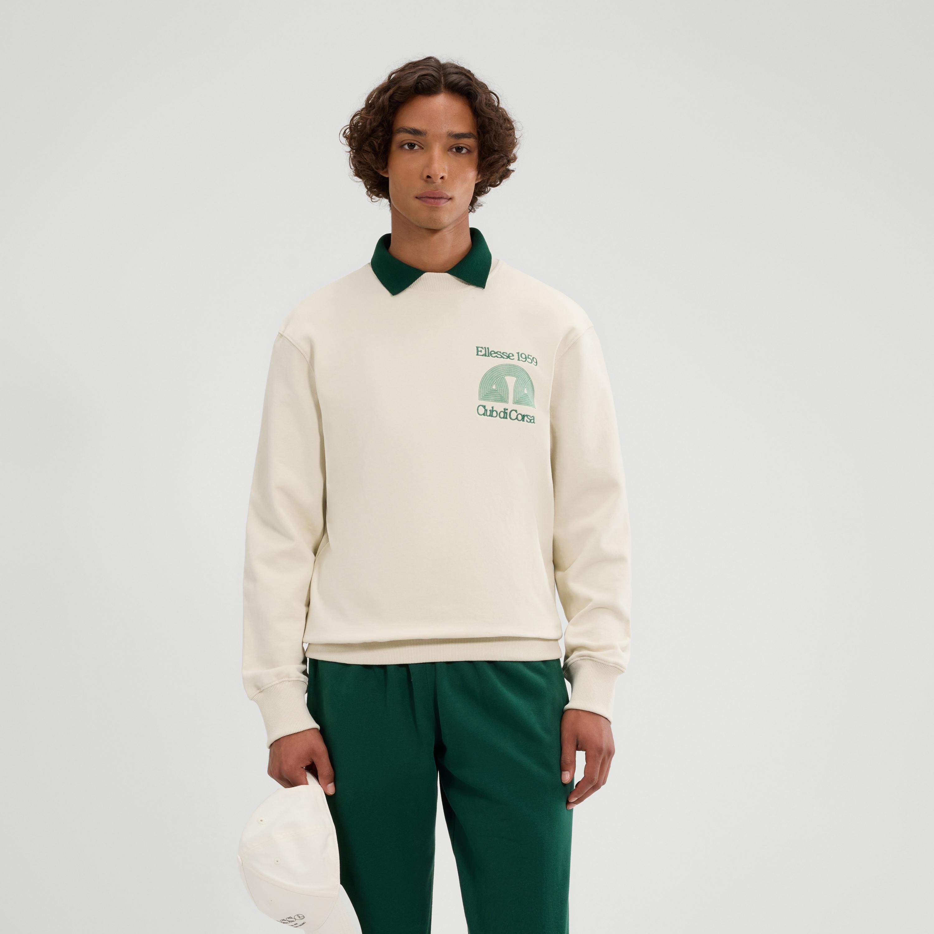 Ellesse Mens Club Di Corsa Sweatshirt