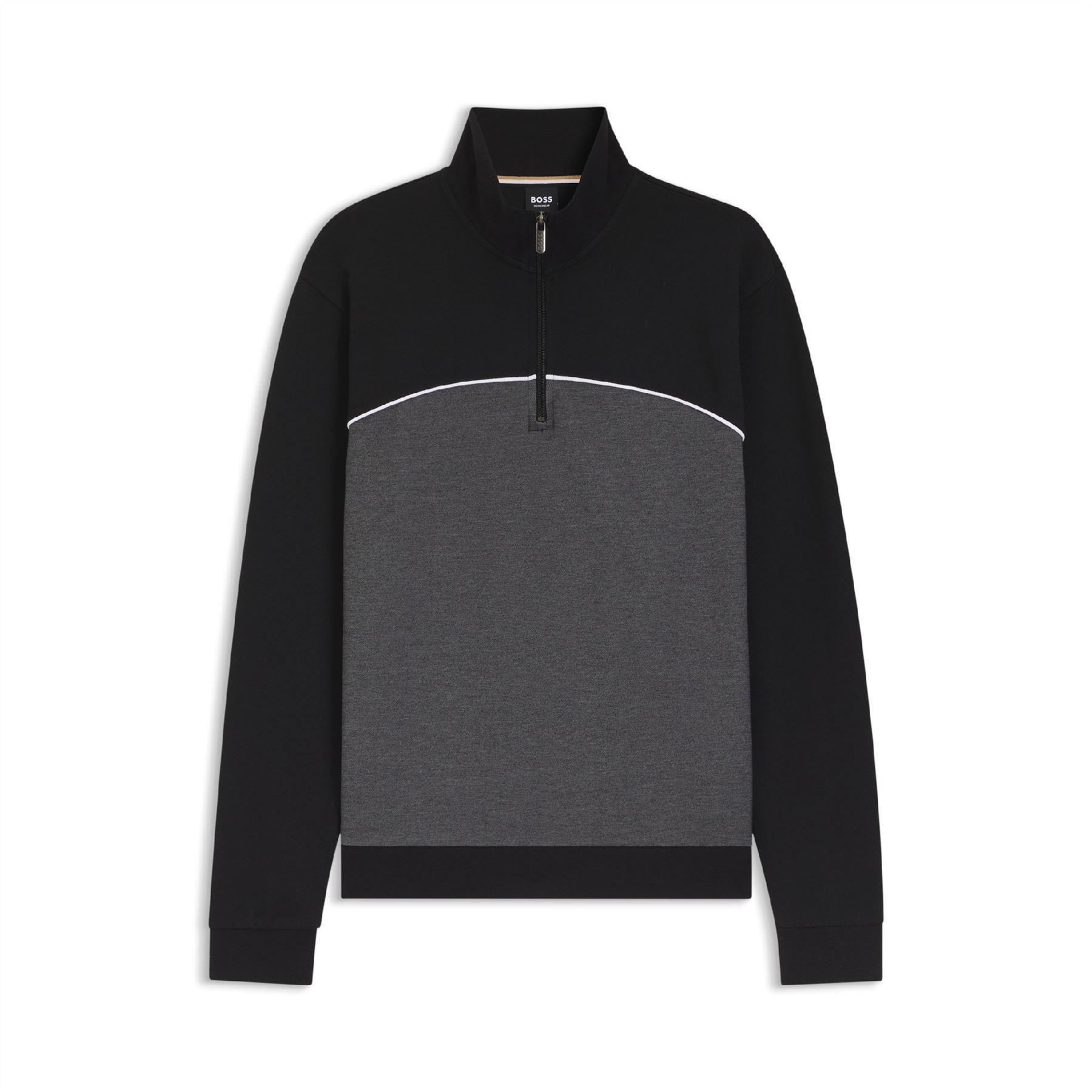 Boss Mens Quarter Zip Sweatshirt