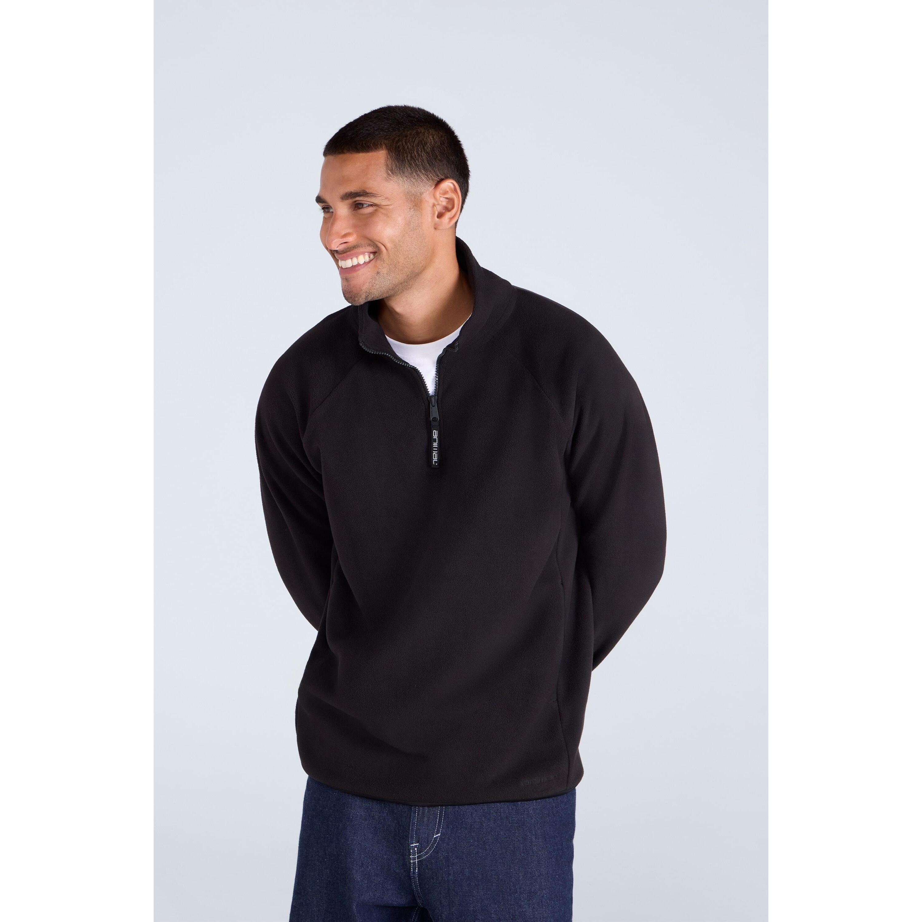 Animal Mens Stockholm Half Zip Fleece Top