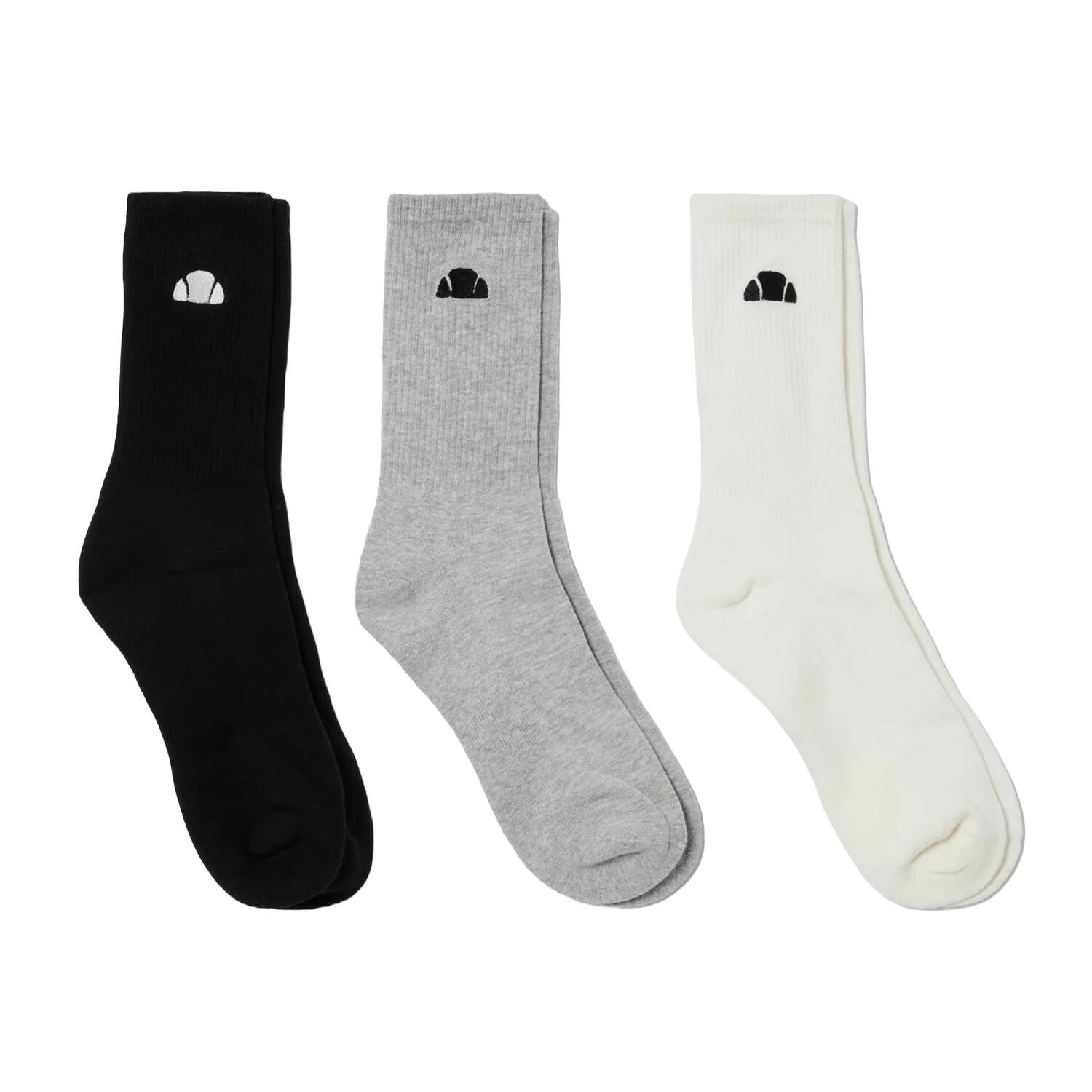 Ellesse Womens/Ladies Sepino Crew Socks (Pack of 3)