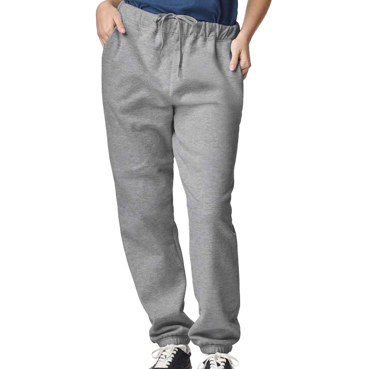 Gildan Mens Midweight Pocket Jogging Bottoms
