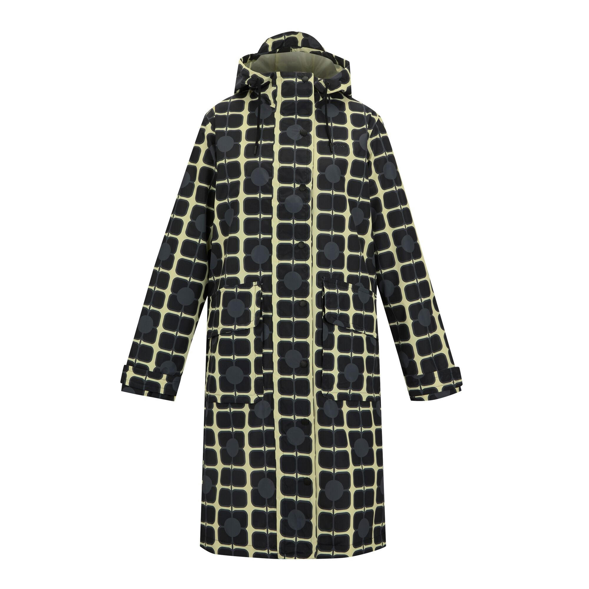 Regatta Womens/Ladies Orla Kiely Poppy Long Length Waterproof Jacket