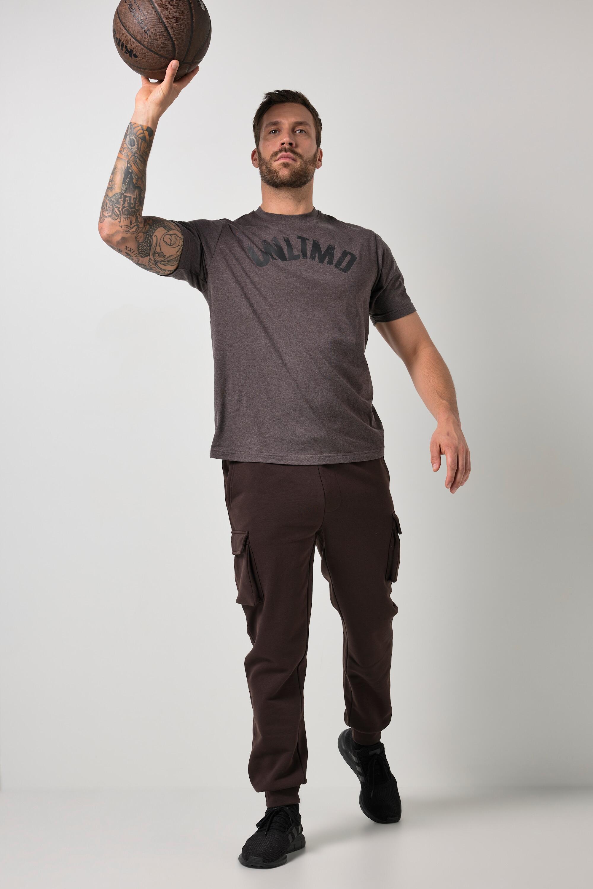 Hommes Pantalon cargo en molleton. Collection Fitness taille élastique 4/7