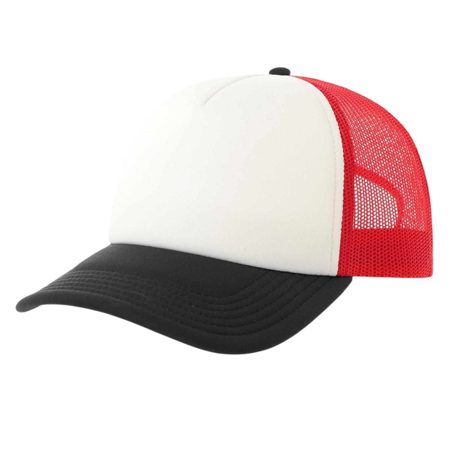 Atlantis Unisex Adult Rapper-S 5 Panel Recycled Mid Visor Trucker Cap
