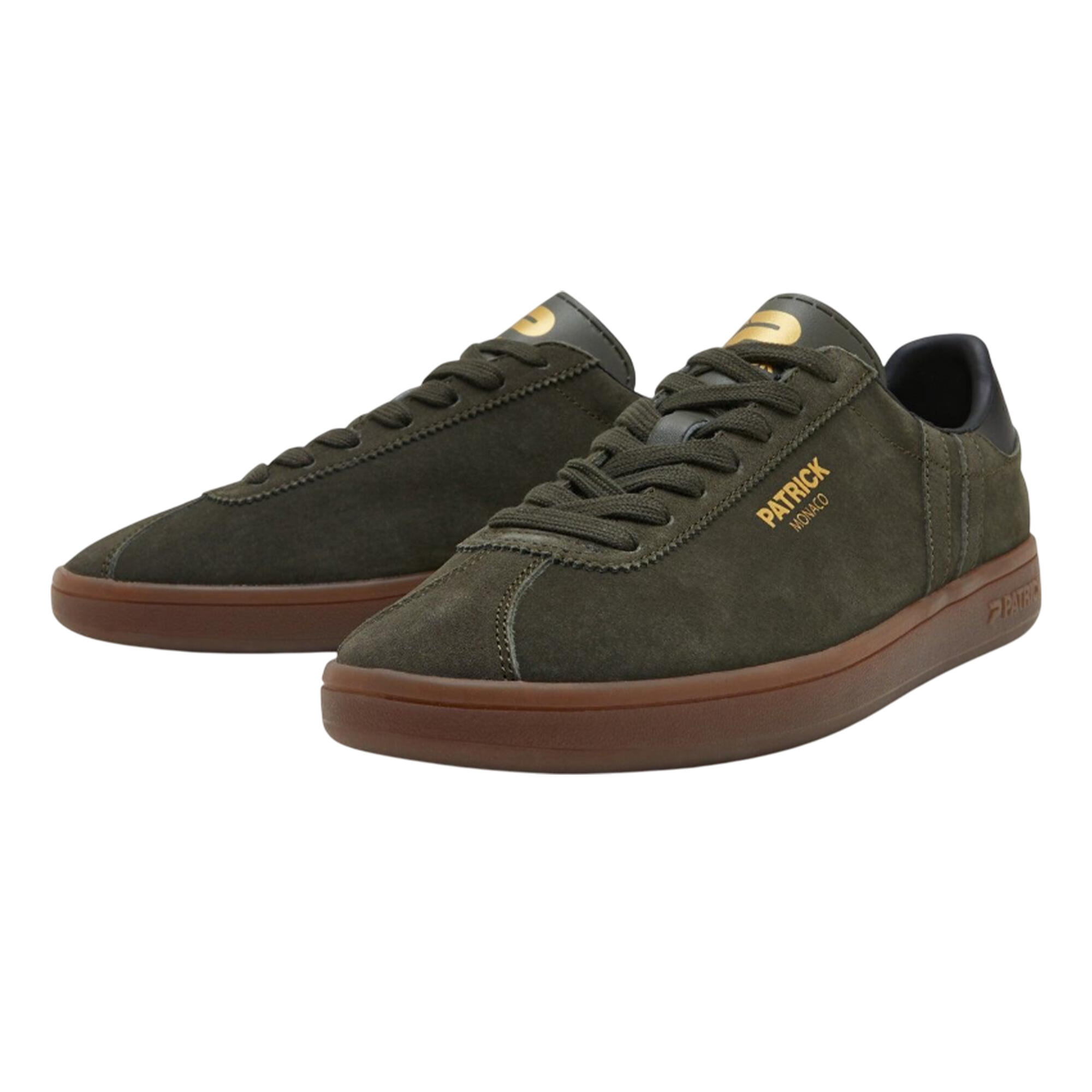 Patrick Mens Monaco Suede Cupsole Trainers