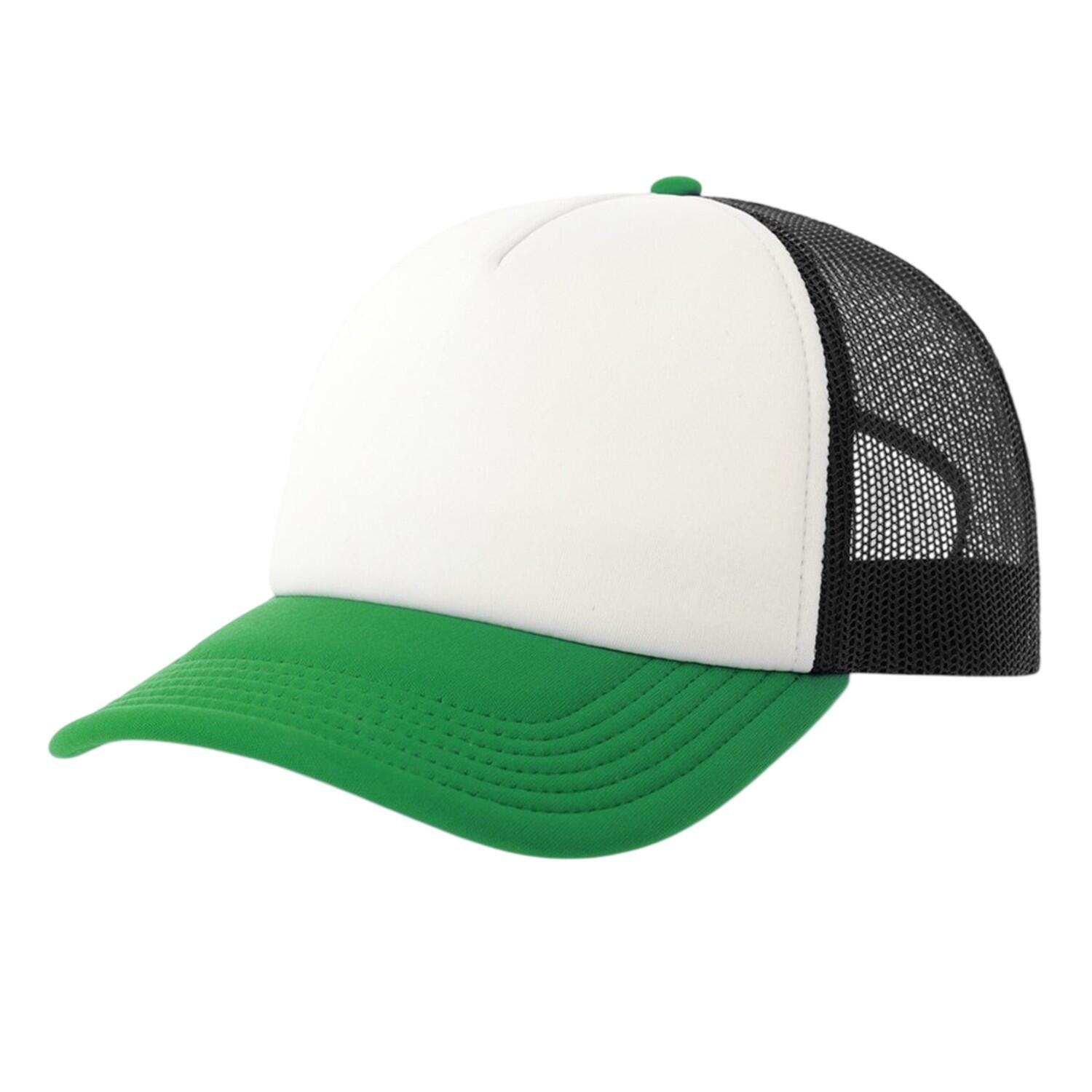 Atlantis Unisex Adult Rapper-S 5 Panel Recycled Mid Visor Trucker Cap