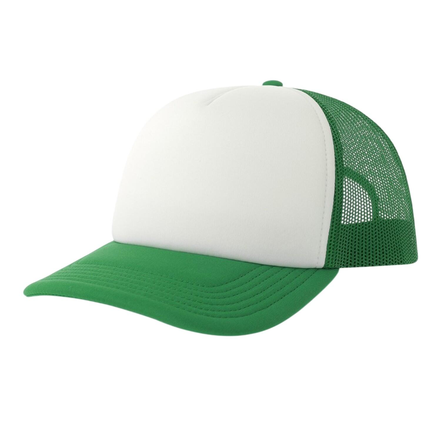 Atlantis Unisex Adult Rapper-S 5 Panel Recycled Mid Visor Trucker Cap