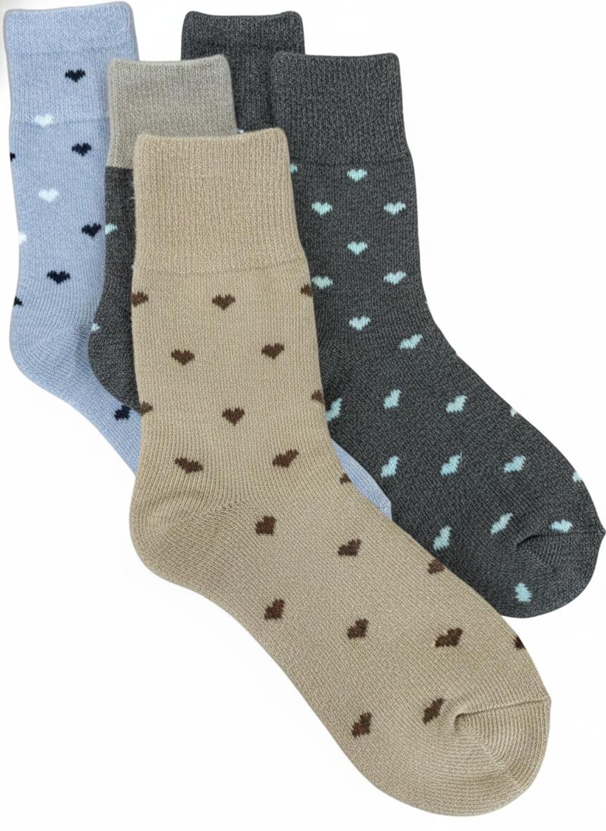 6x Womens Thick Alpaca Wool Blend Socks Thermal Cosy & Warm (EU36-EU41) - Assort