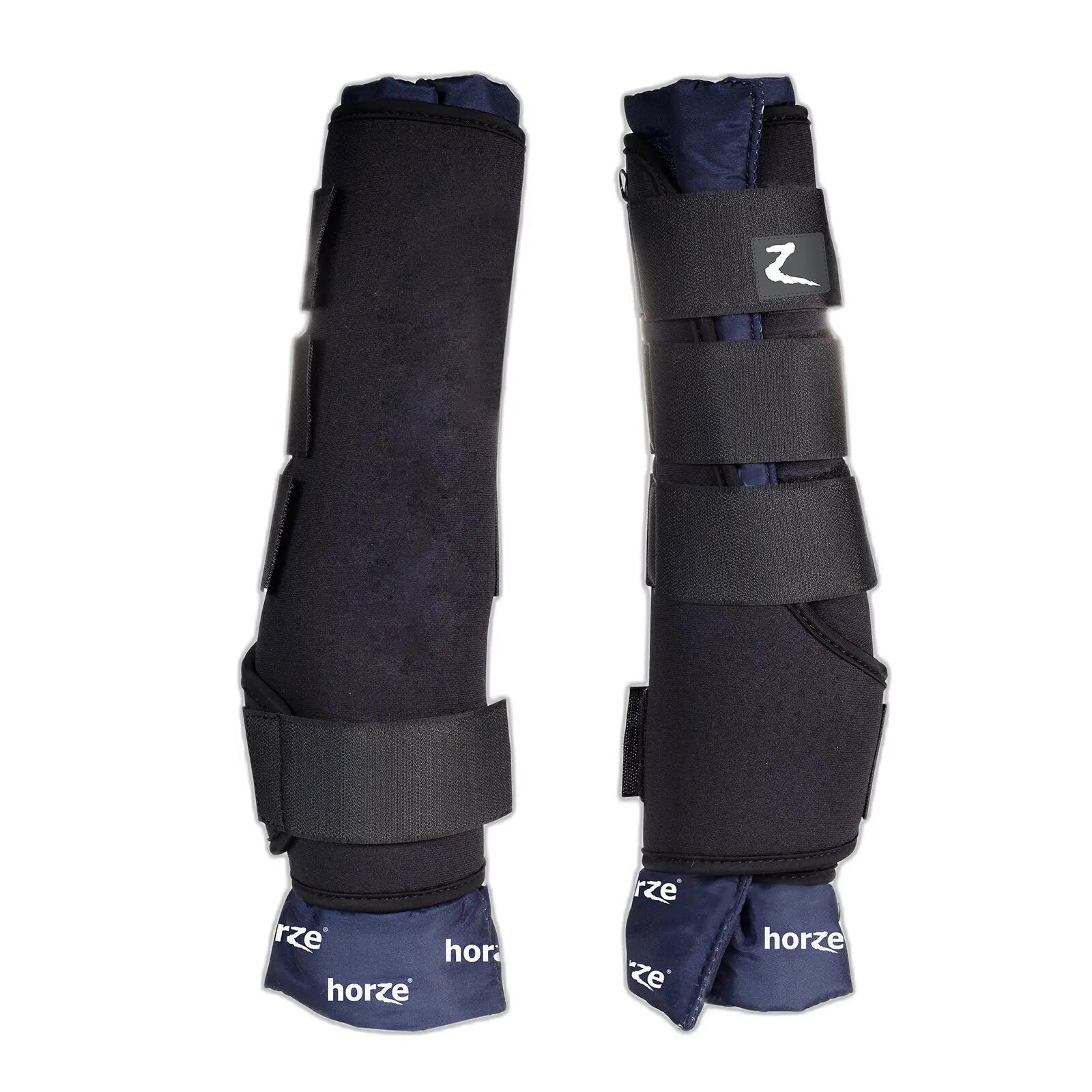 Guêtres d'écurie antérieures pour cheval Horze Pro 1/5