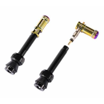 Valve et bouchons de valve demonte obus oil slick Granite Design CNC Juicy Nippl