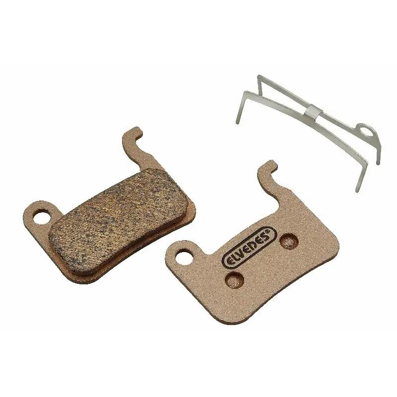 Paar metallischer Fahrradbremsbeläge Elvedes Shimano BR-M535, M545, M585, M595, 2/5