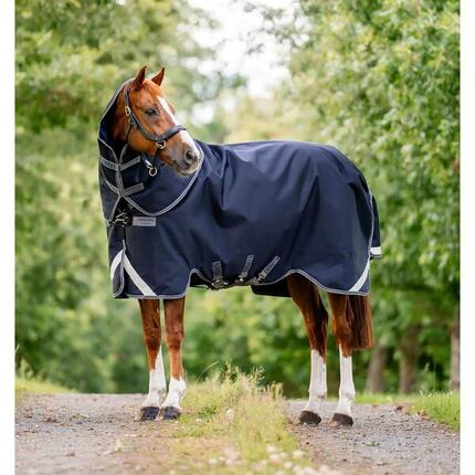 Couverture d'extérieur pour cheval avec couvre-cou Horseware Rambo 1680D Plus Tu