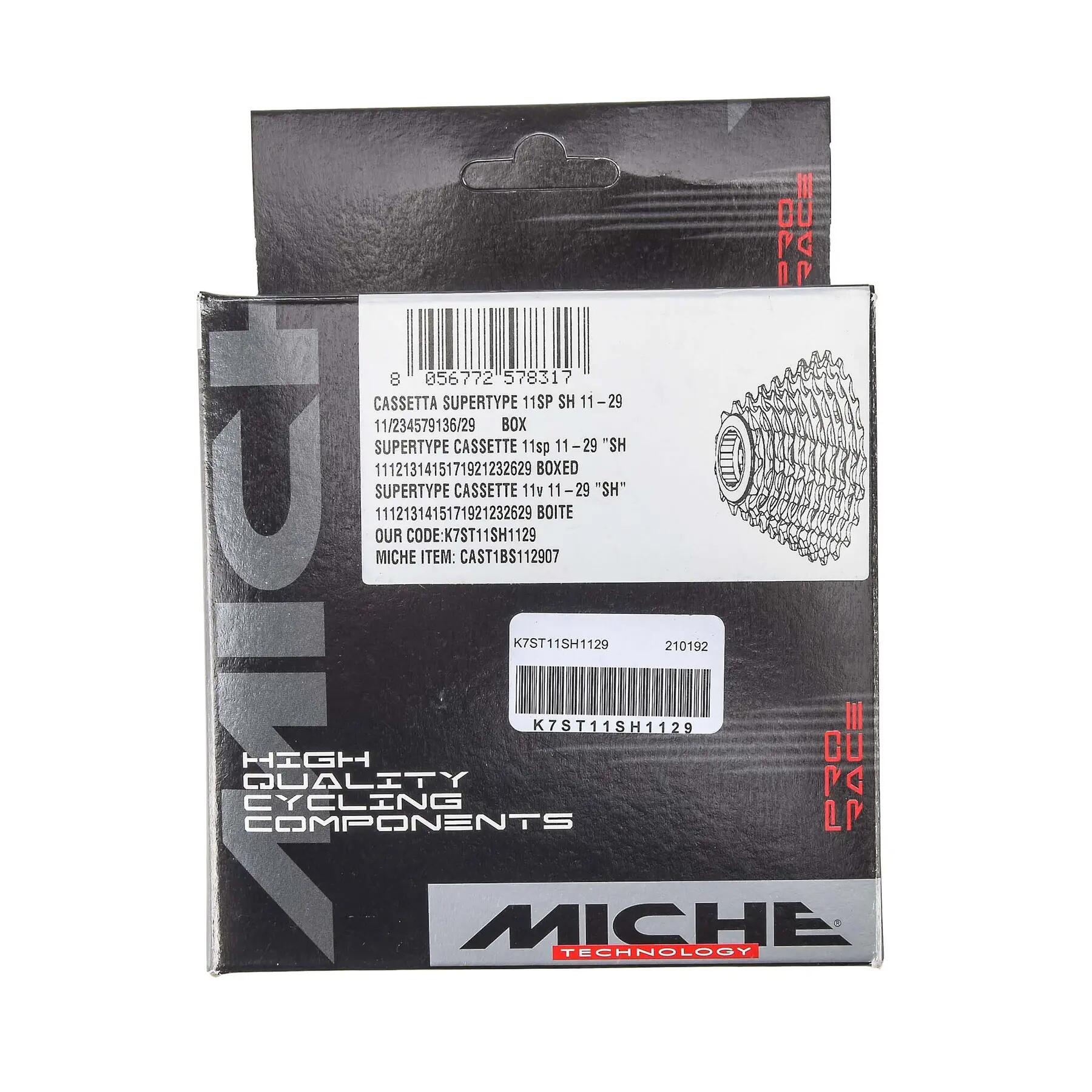 Supertype-Kassette Miche Miche Shimano 11 vitesses 3/3
